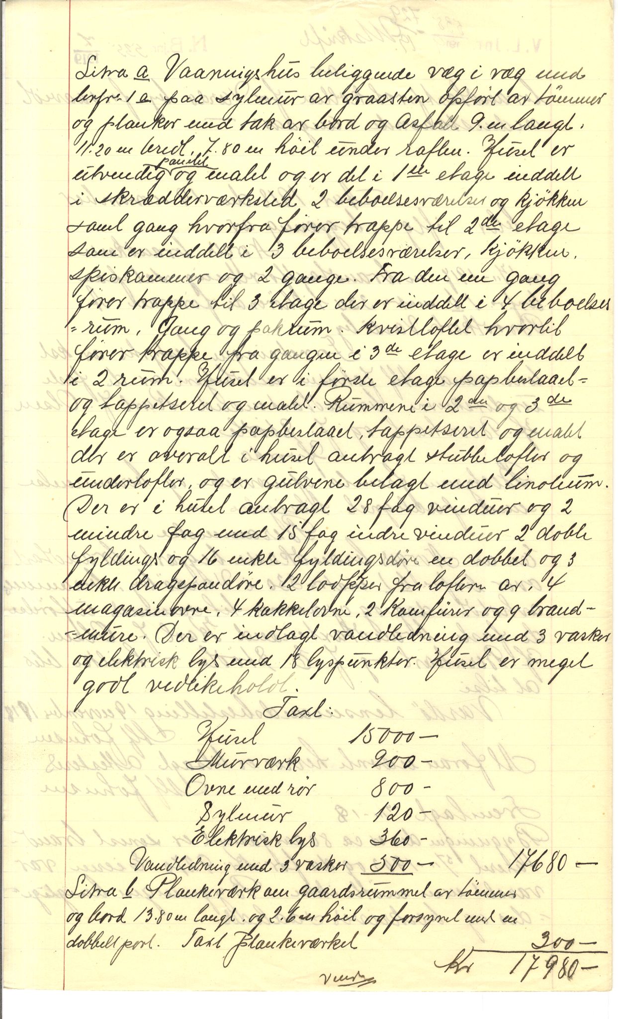 Brodtkorb handel A/S, VAMU/A-0001/Q/Qb/L0002: Skjøter og grunnbrev i Vardø by, 1852-1949, p. 95