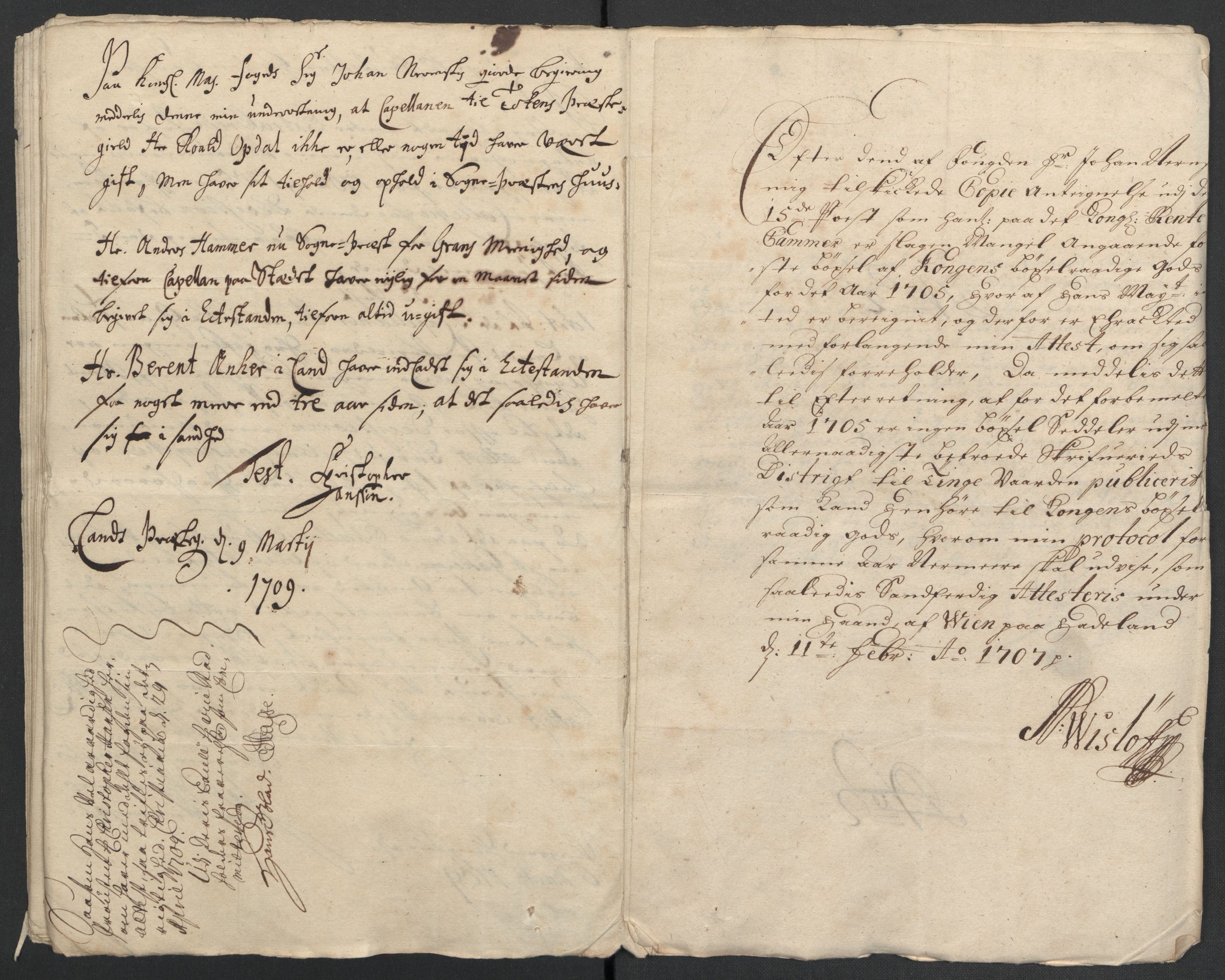 Rentekammeret inntil 1814, Reviderte regnskaper, Fogderegnskap, AV/RA-EA-4092/R18/L1304: Fogderegnskap Hadeland, Toten og Valdres, 1706, p. 391