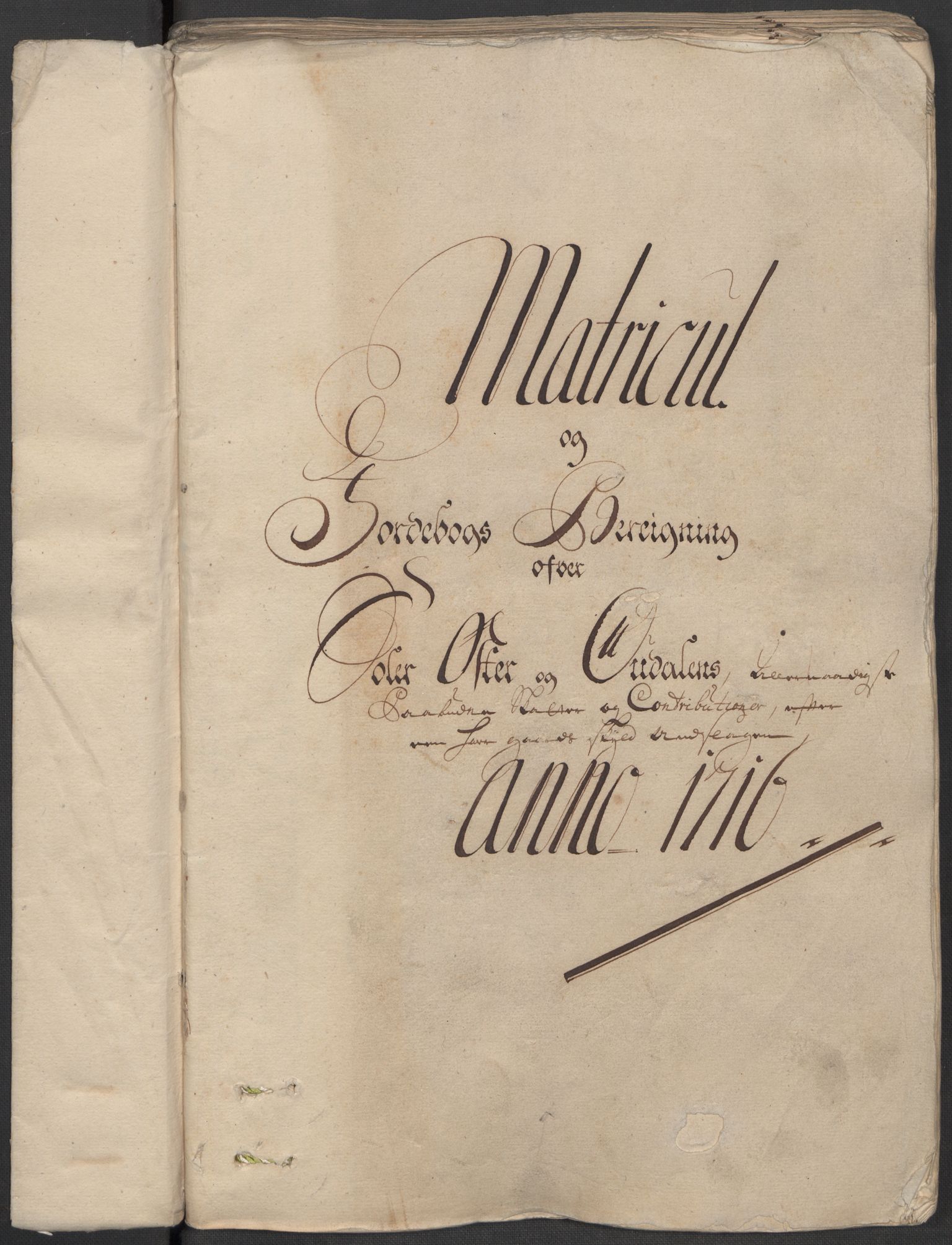 Rentekammeret inntil 1814, Reviderte regnskaper, Fogderegnskap, RA/EA-4092/R13/L0855: Fogderegnskap Solør, Odal og Østerdal, 1716, p. 14