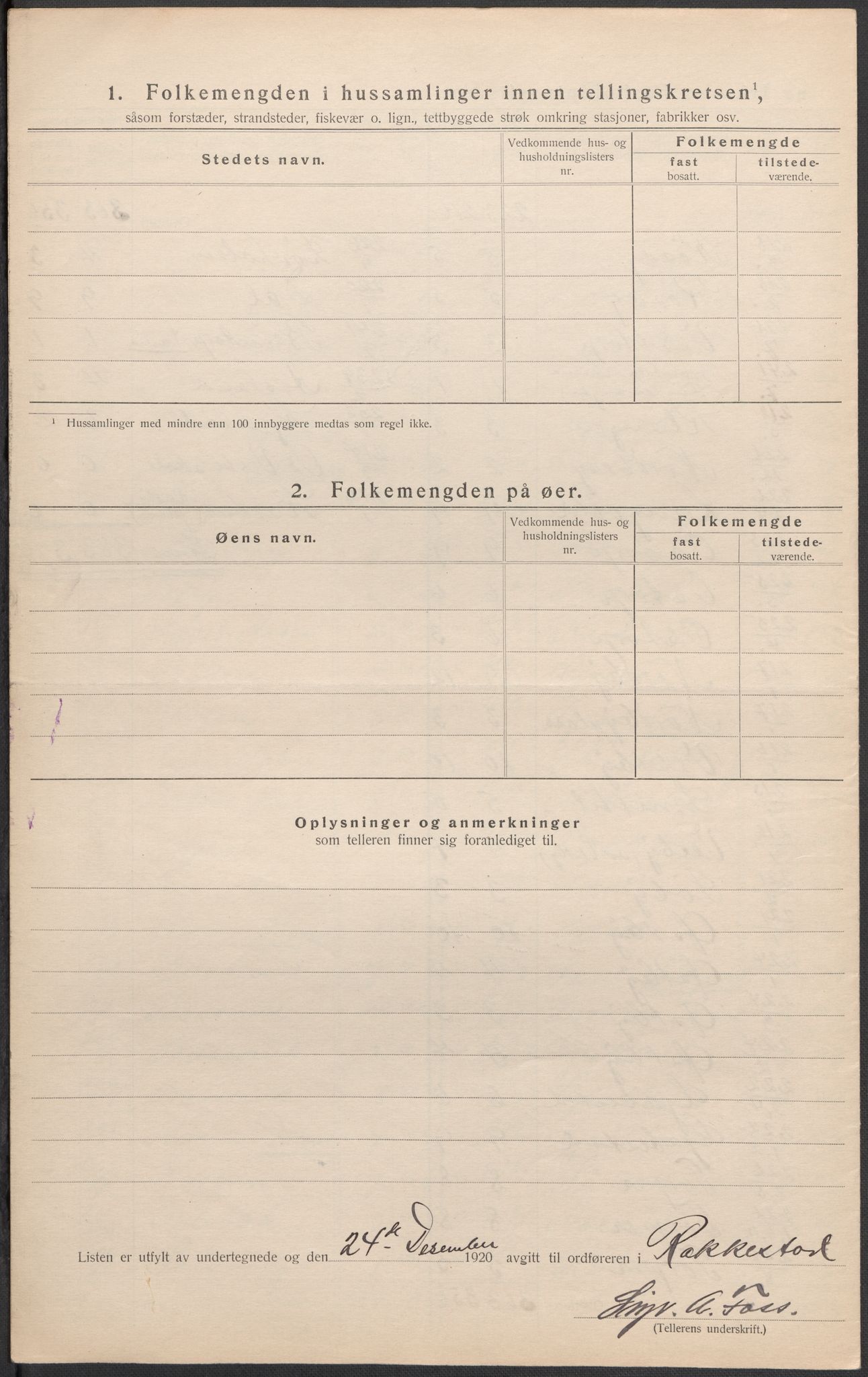 SAO, 1920 census for Rakkestad, 1920, p. 42