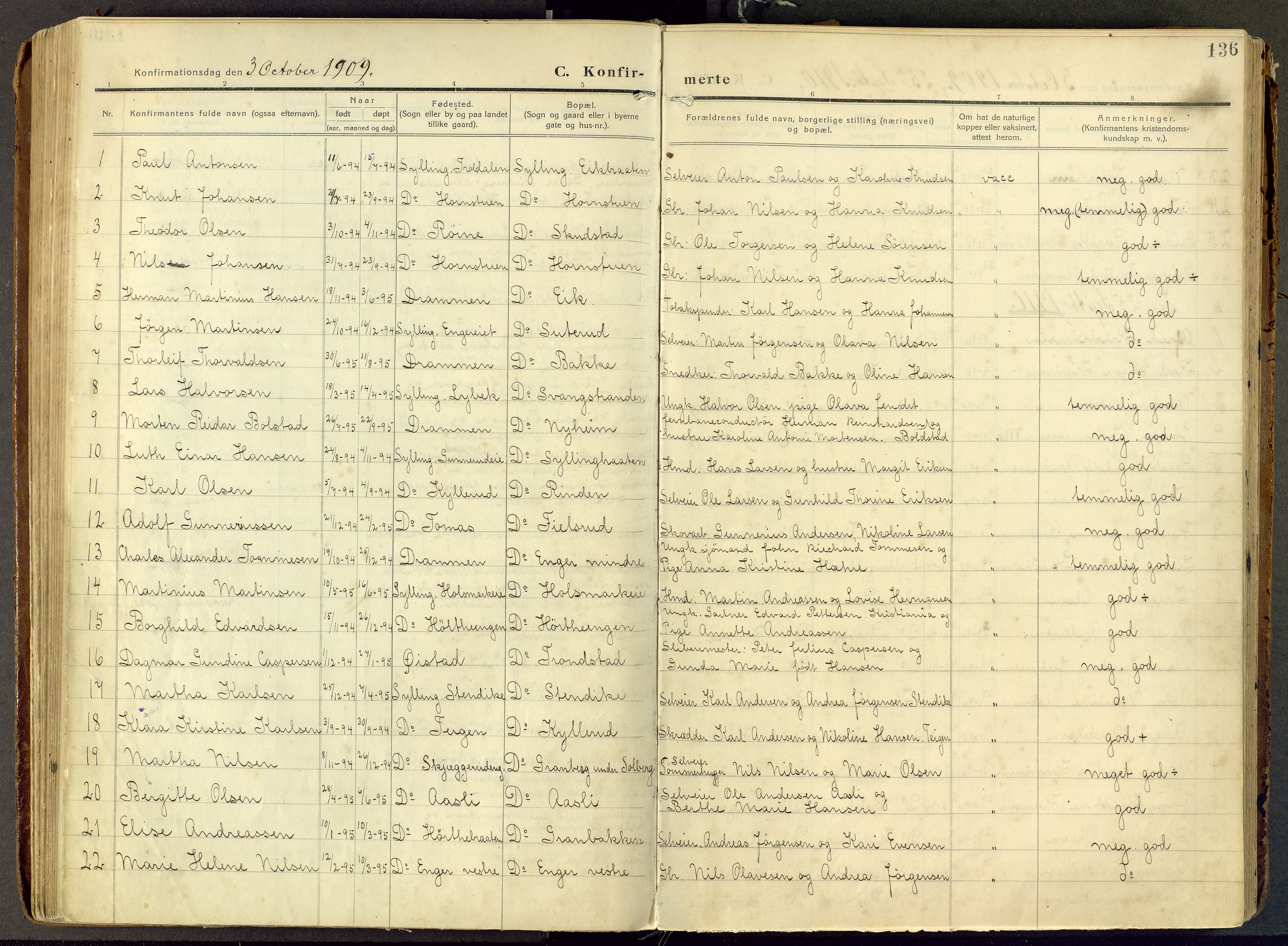 Parish register (official) no. III 1, 1910-1936, p. 136