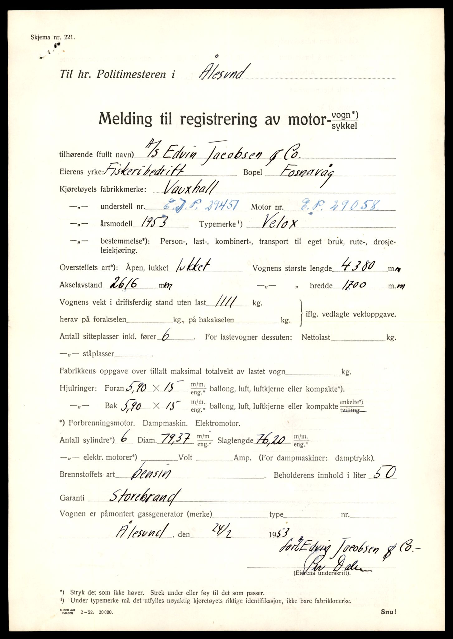 Møre og Romsdal vegkontor - Ålesund trafikkstasjon, AV/SAT-A-4099/F/Fe/L0043: Registreringskort for kjøretøy T 14080 - T 14204, 1927-1998, p. 133