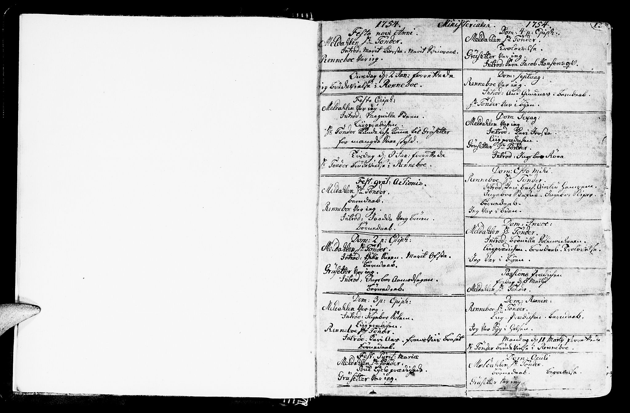 Ministerialprotokoller, klokkerbøker og fødselsregistre - Sør-Trøndelag, AV/SAT-A-1456/672/L0851: Parish register (official) no. 672A04, 1751-1775, p. 12-13