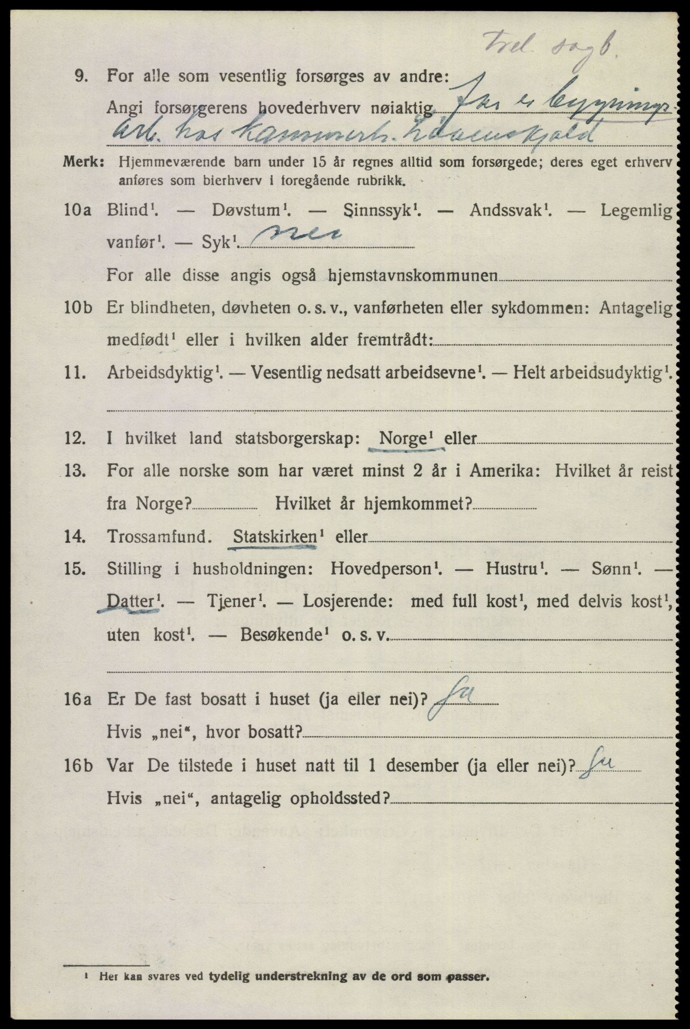 SAKO, 1920 census for Gjerpen, 1920, p. 5617