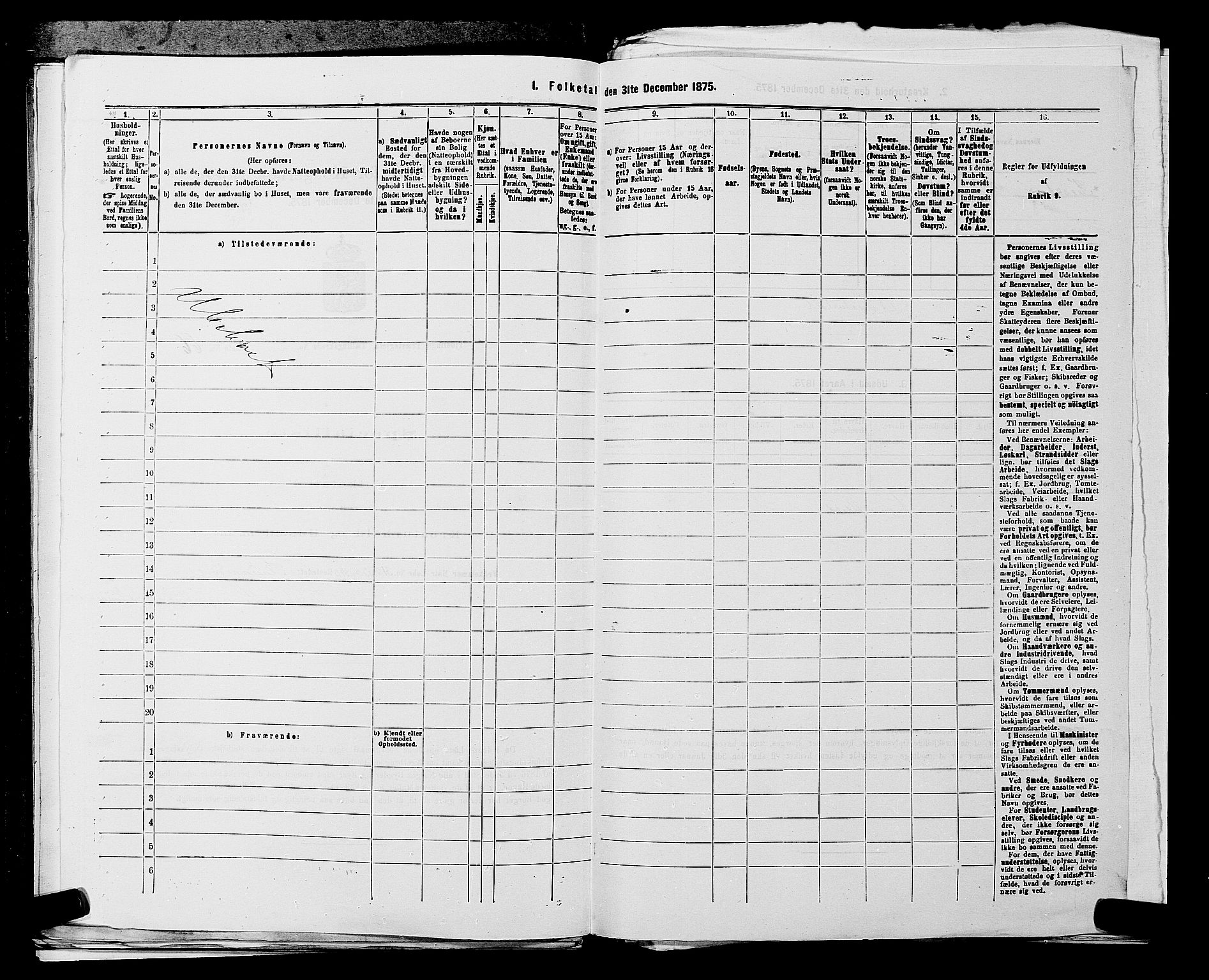 SAKO, 1875 census for 0725P Tjølling, 1875, p. 526