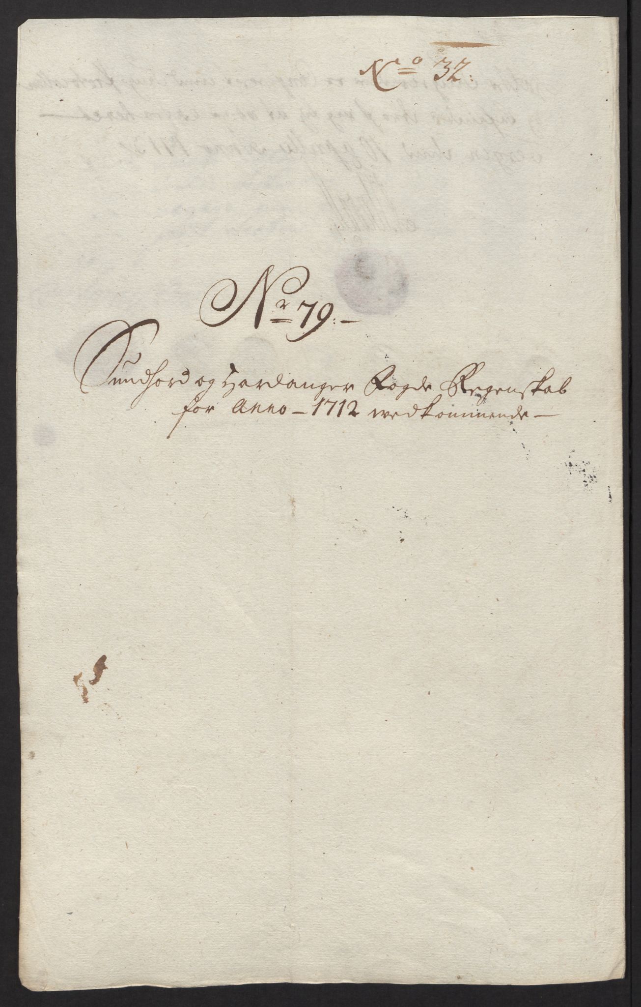 Rentekammeret inntil 1814, Reviderte regnskaper, Fogderegnskap, AV/RA-EA-4092/R48/L2988: Fogderegnskap Sunnhordland og Hardanger, 1712, p. 412