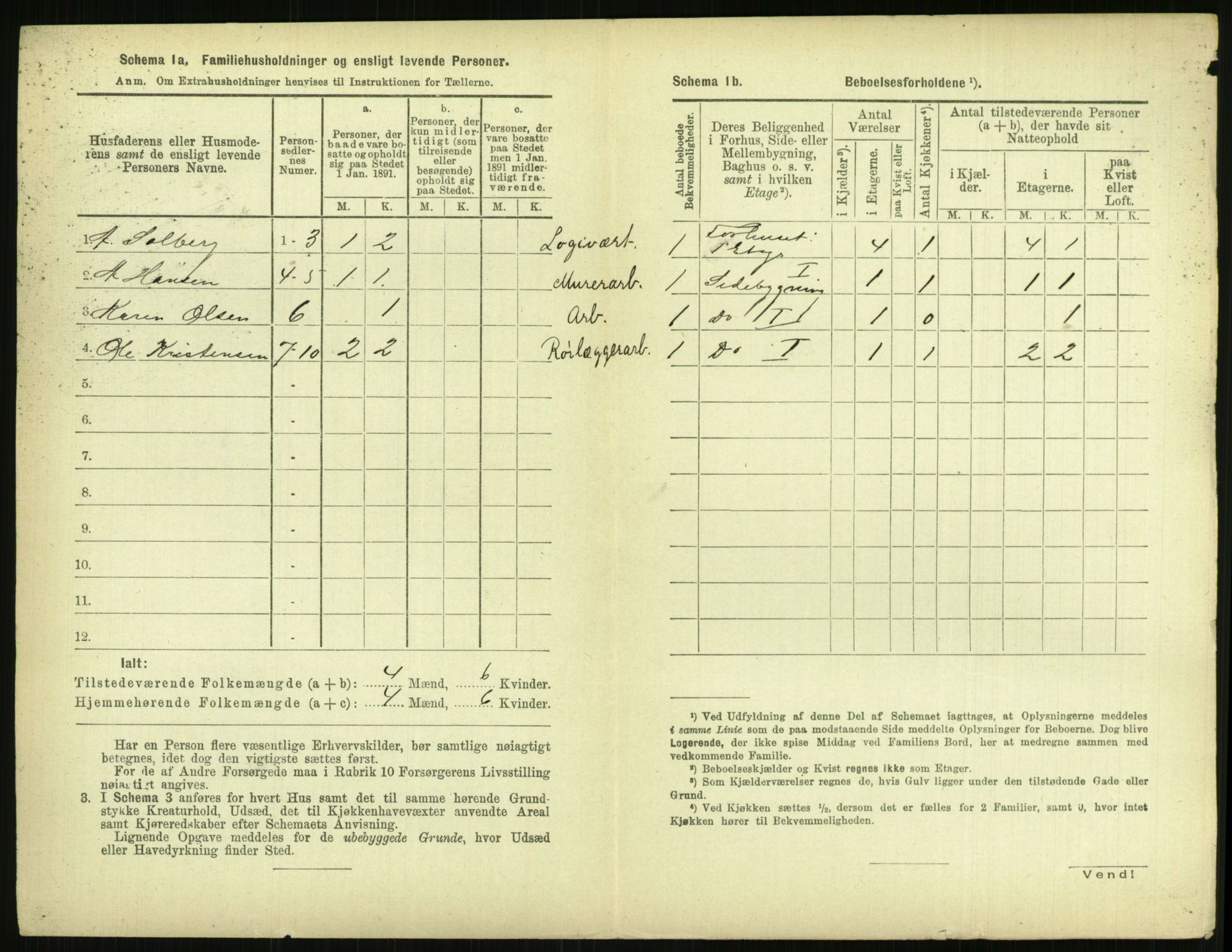 RA, 1891 census for 0806 Skien, 1891, p. 973