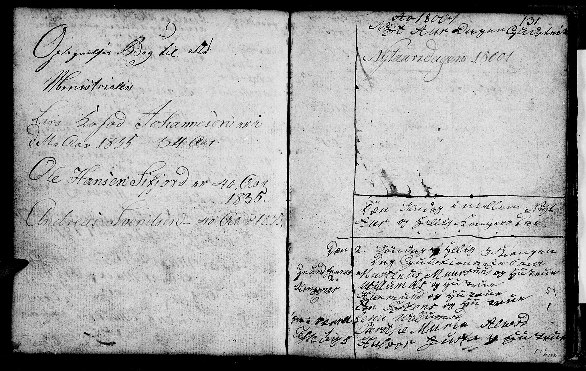 Berg sokneprestkontor, AV/SATØ-S-1318/G/Ga/Gab/L0010klokker: Parish register (copy) no. 10, 1783-1811, p. 131