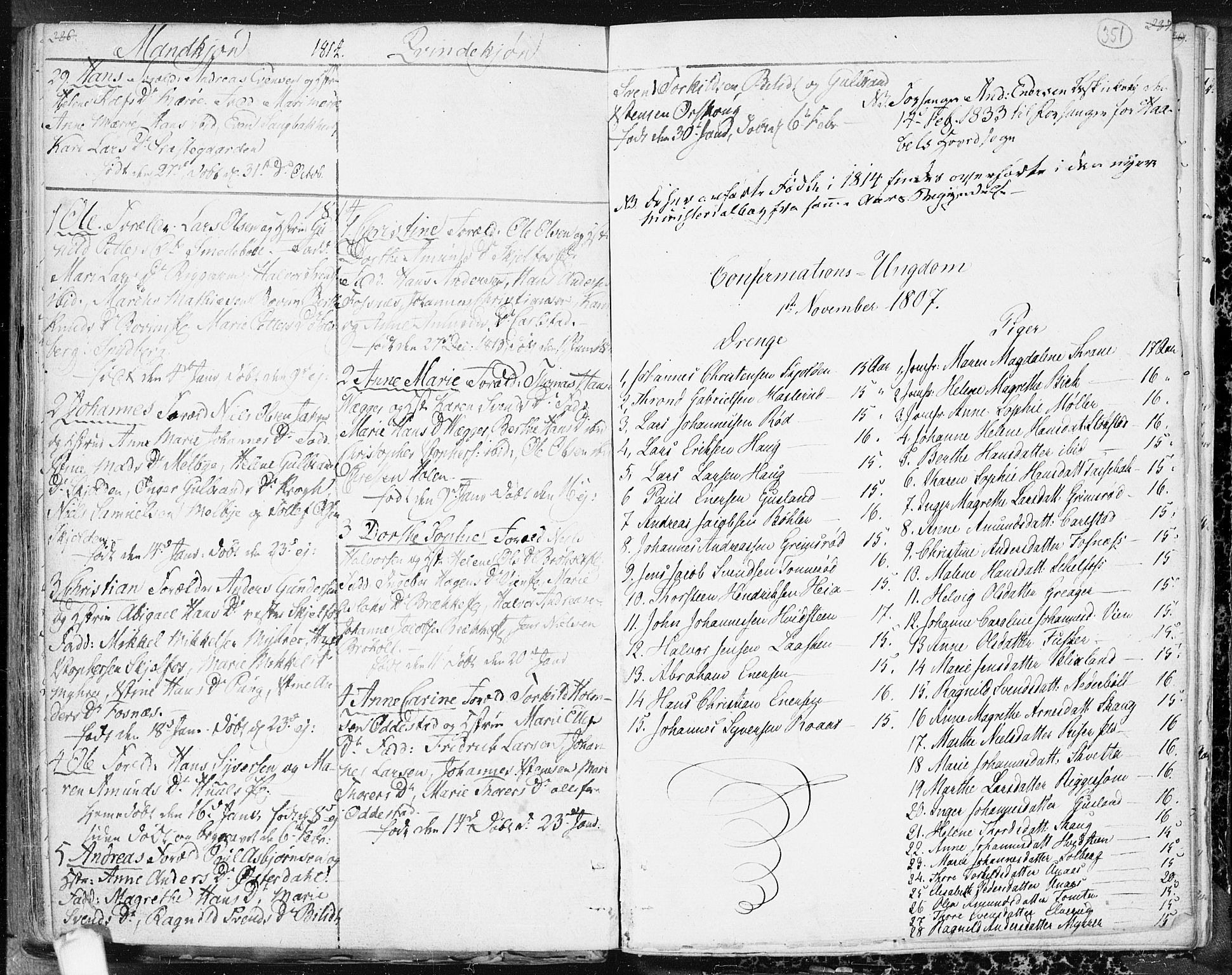 Hobøl prestekontor Kirkebøker, SAO/A-2002/F/Fa/L0001: Parish register (official) no. I 1, 1733-1814, p. 351