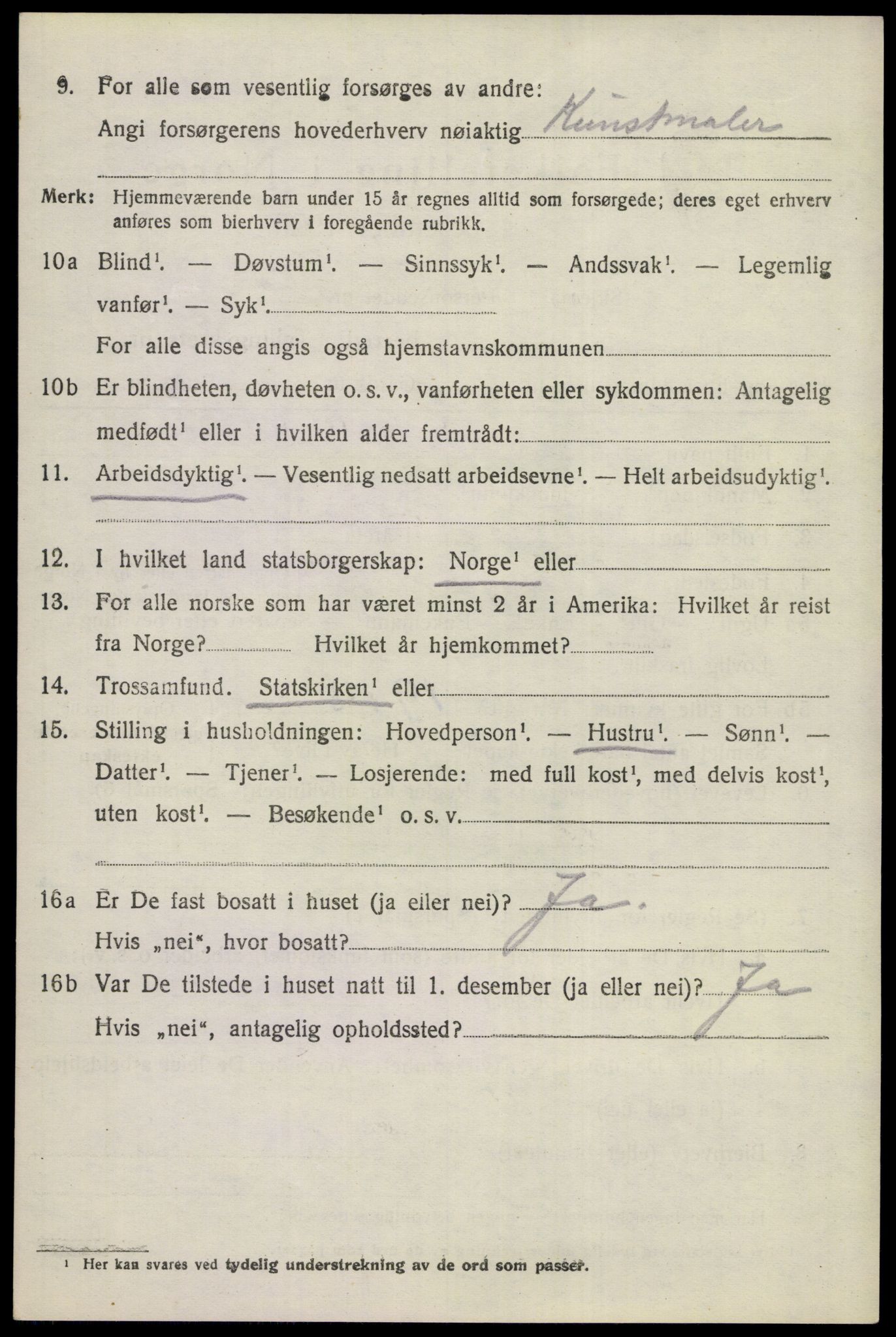 SAKO, 1920 census for Nes (Buskerud), 1920, p. 2941
