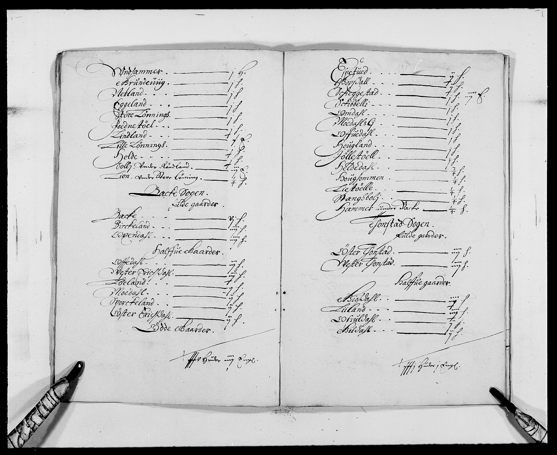 Rentekammeret inntil 1814, Reviderte regnskaper, Fogderegnskap, AV/RA-EA-4092/R41/L2523: Fogderegnskap Lista, 1663-1664, p. 124