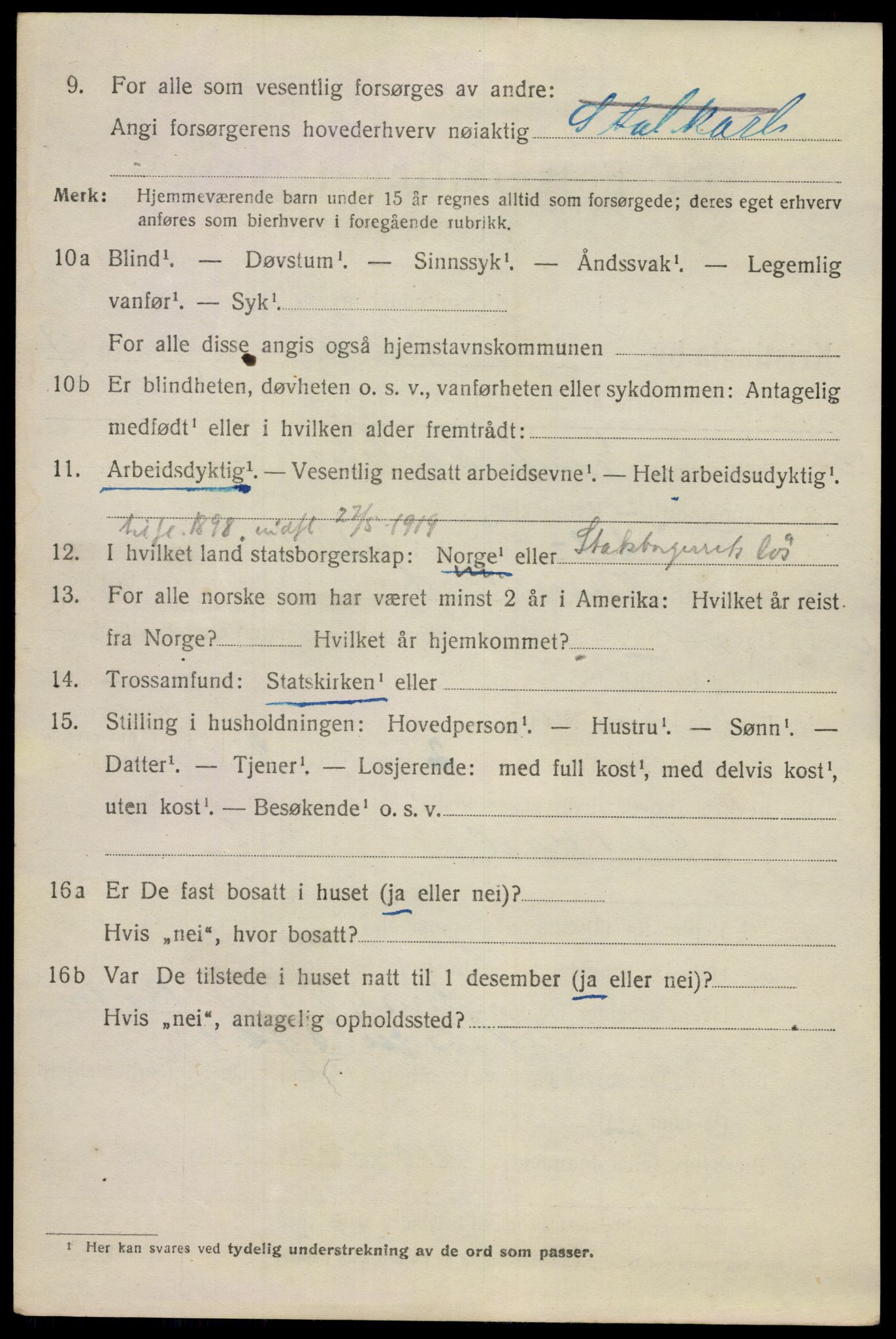 SAO, 1920 census for Kristiania, 1920, p. 150140