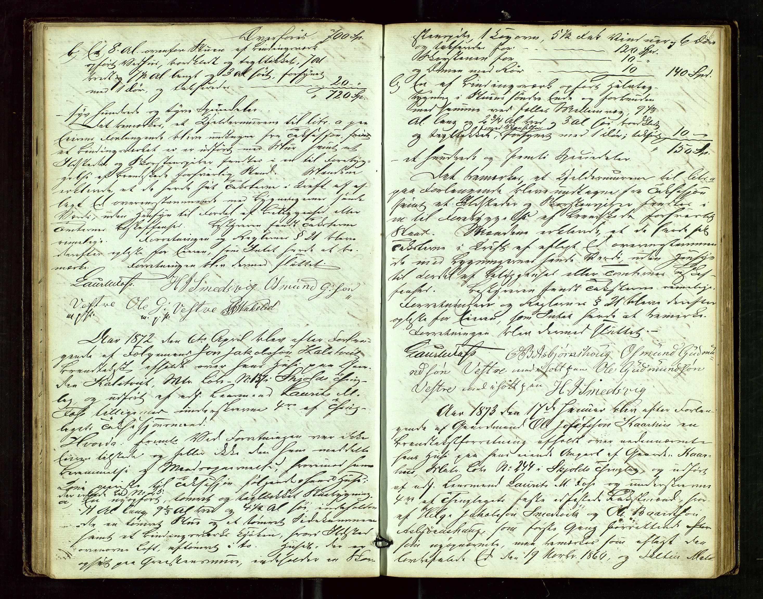 Skjold lensmannskontor, AV/SAST-A-100182/Goa/L0001: "Brandtaxations-Protocol for Skjold Thinglaug i Ryfylke", 1853-1890, p. 25b-26a