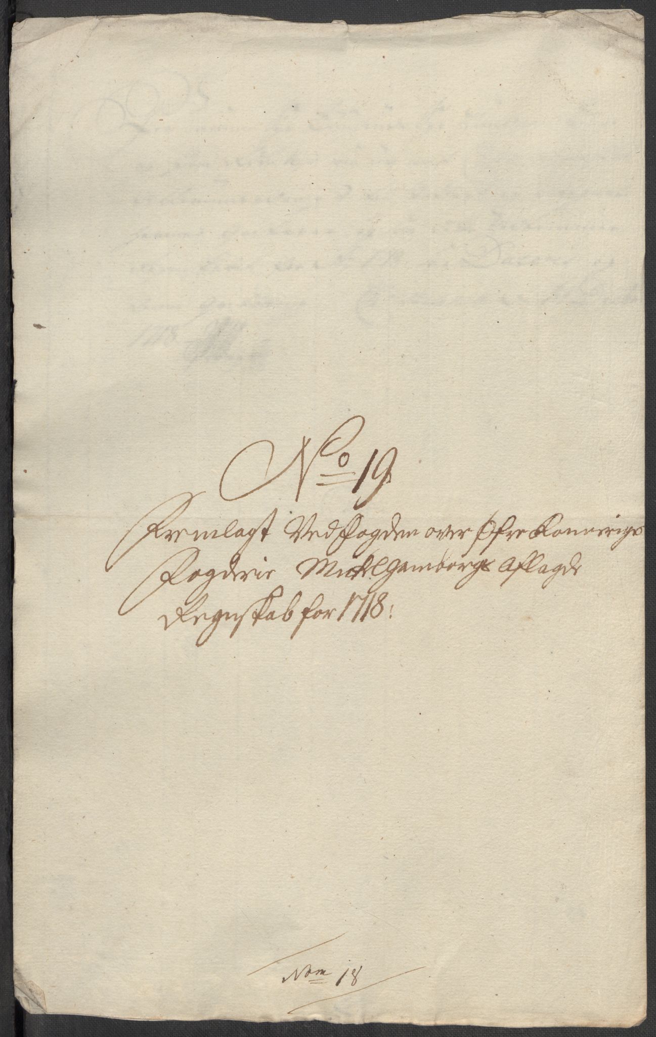 Rentekammeret inntil 1814, Reviderte regnskaper, Fogderegnskap, AV/RA-EA-4092/R12/L0727: Fogderegnskap Øvre Romerike, 1718, p. 304