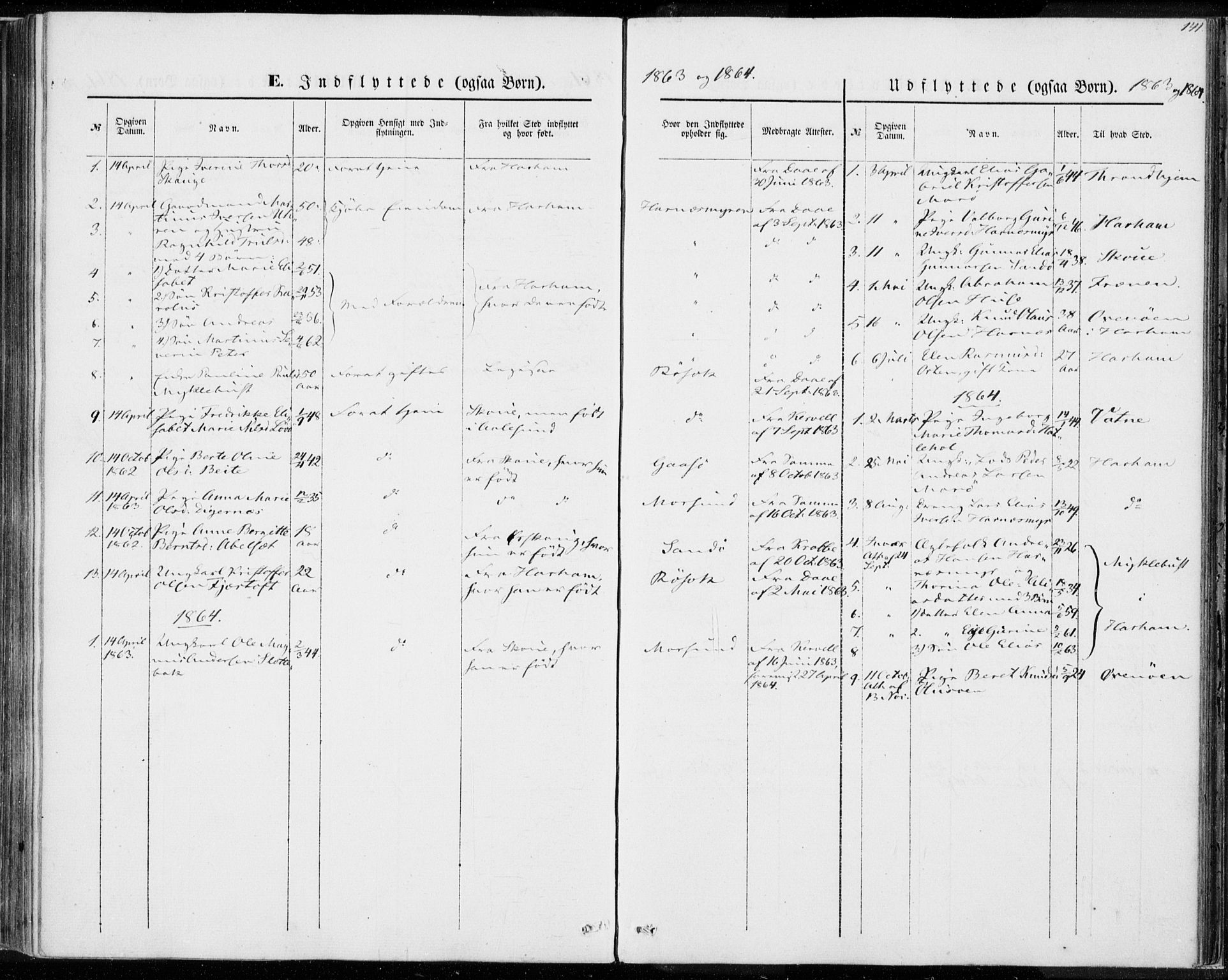 Ministerialprotokoller, klokkerbøker og fødselsregistre - Møre og Romsdal, AV/SAT-A-1454/561/L0728: Parish register (official) no. 561A02, 1858-1878, p. 141