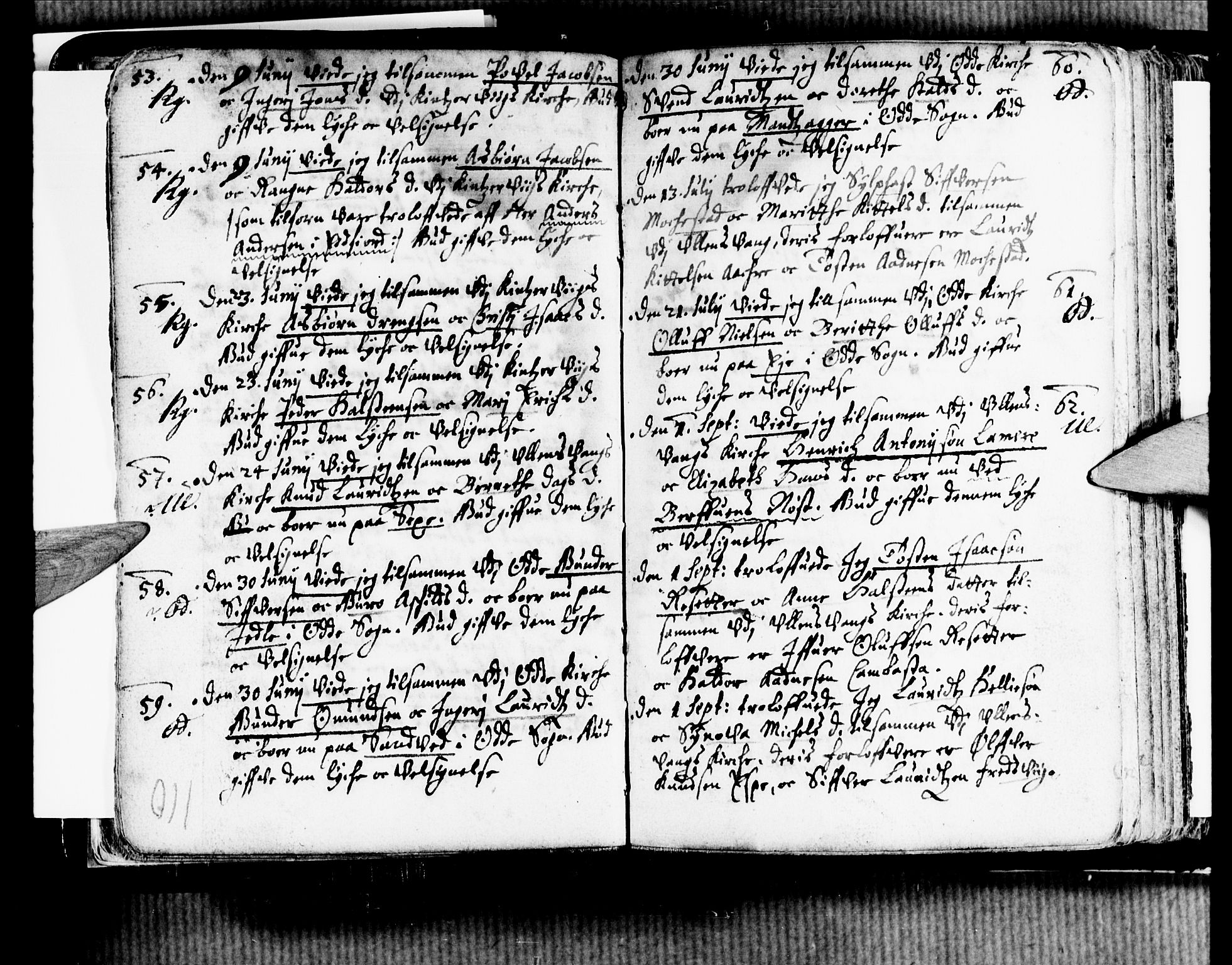 Ullensvang sokneprestembete, SAB/A-78701/H/Haa: Parish register (official) no. A 2, 1669-1732