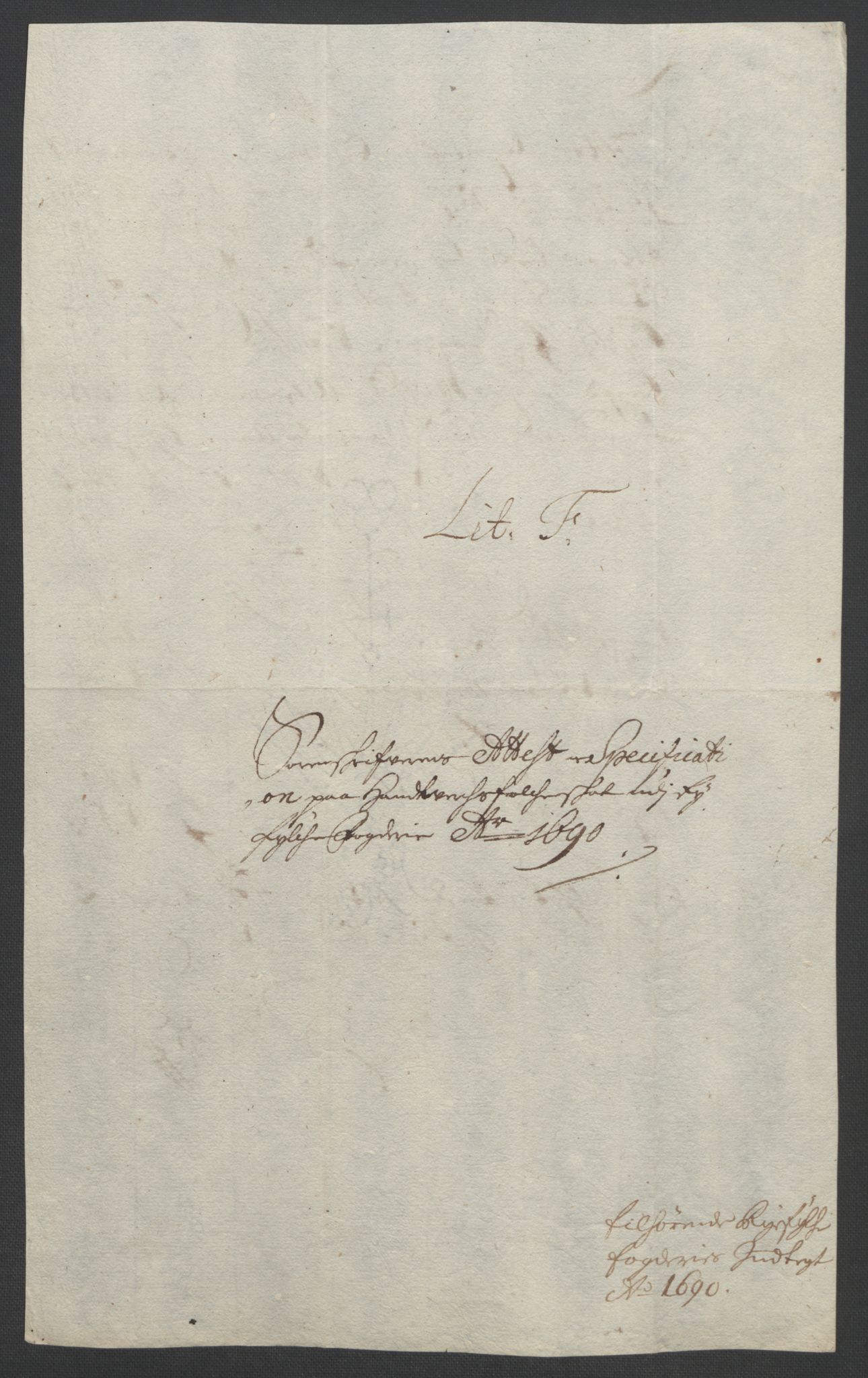 Rentekammeret inntil 1814, Reviderte regnskaper, Fogderegnskap, AV/RA-EA-4092/R47/L2856: Fogderegnskap Ryfylke, 1689-1693, p. 229