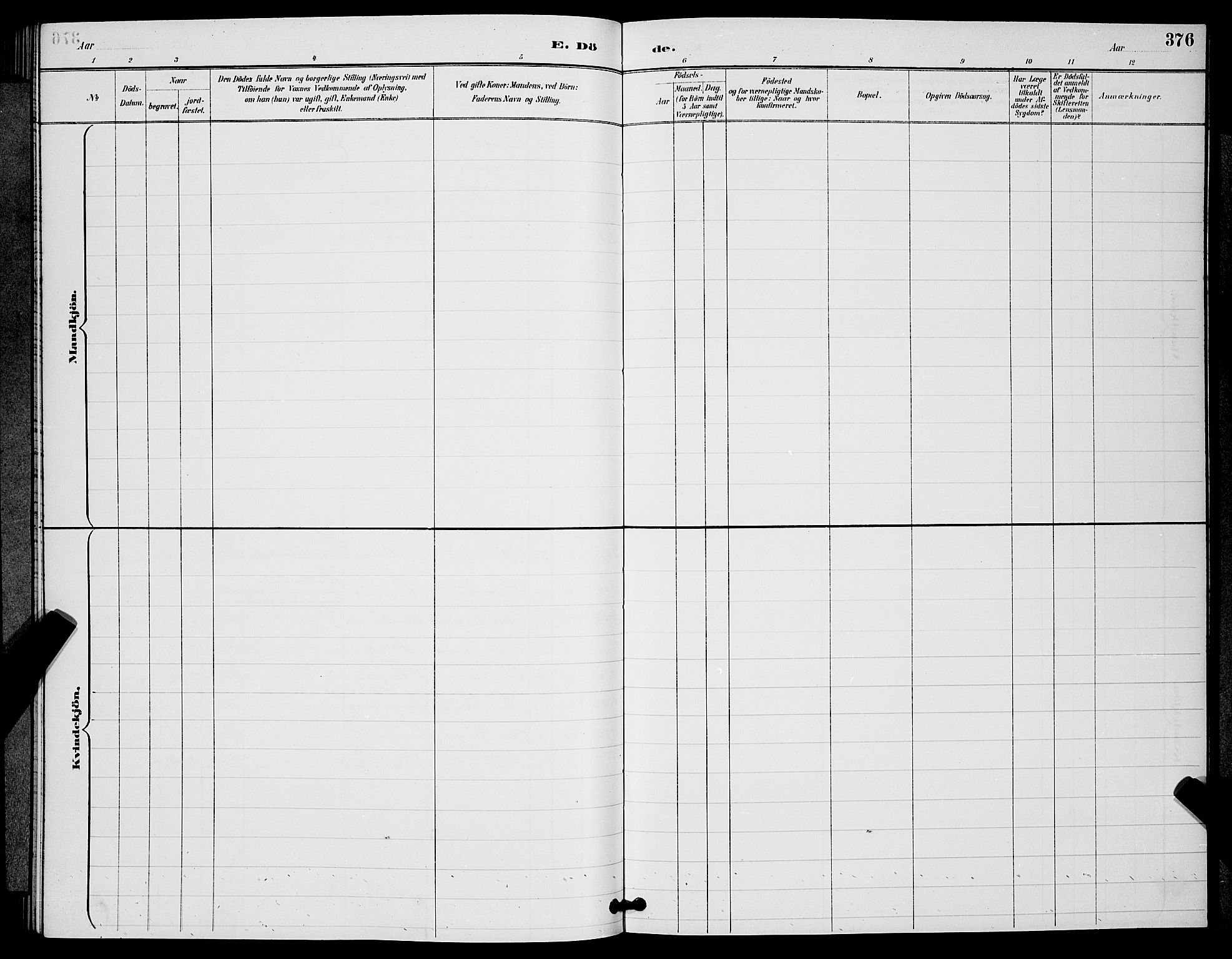 Ibestad sokneprestembete, AV/SATØ-S-0077/H/Ha/Hab/L0008klokker: Parish register (copy) no. 8, 1890-1903, p. 376