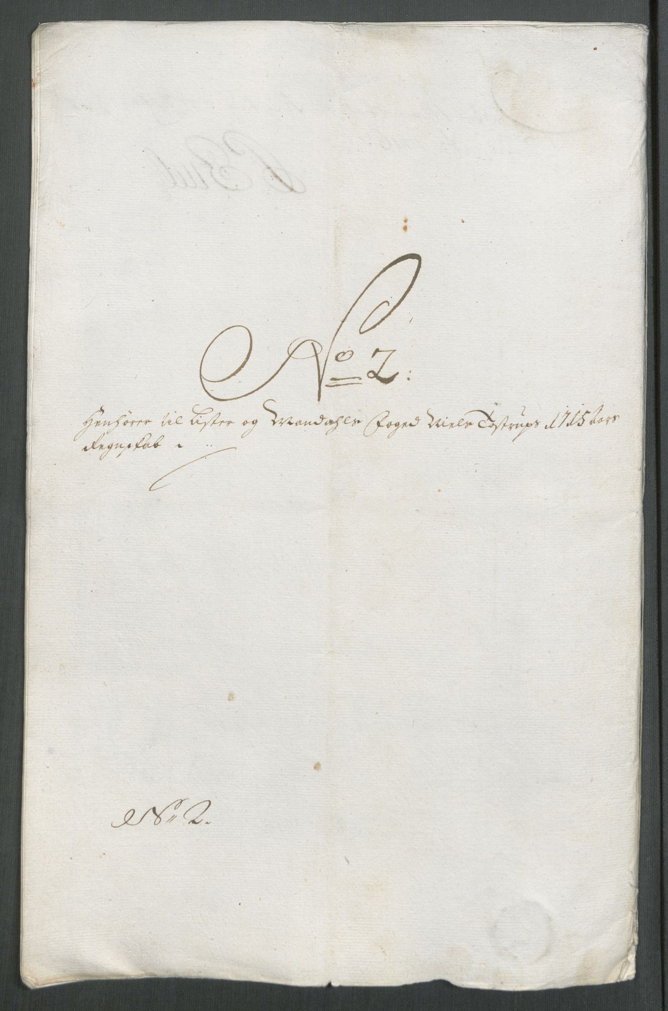 Rentekammeret inntil 1814, Reviderte regnskaper, Fogderegnskap, AV/RA-EA-4092/R43/L2559: Fogderegnskap Lista og Mandal, 1715, p. 29