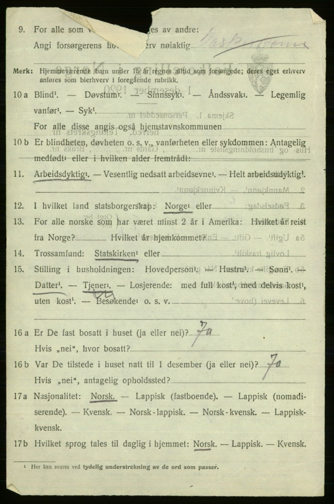 SATØ, 1920 census for Sør-Varanger, 1920, p. 10940