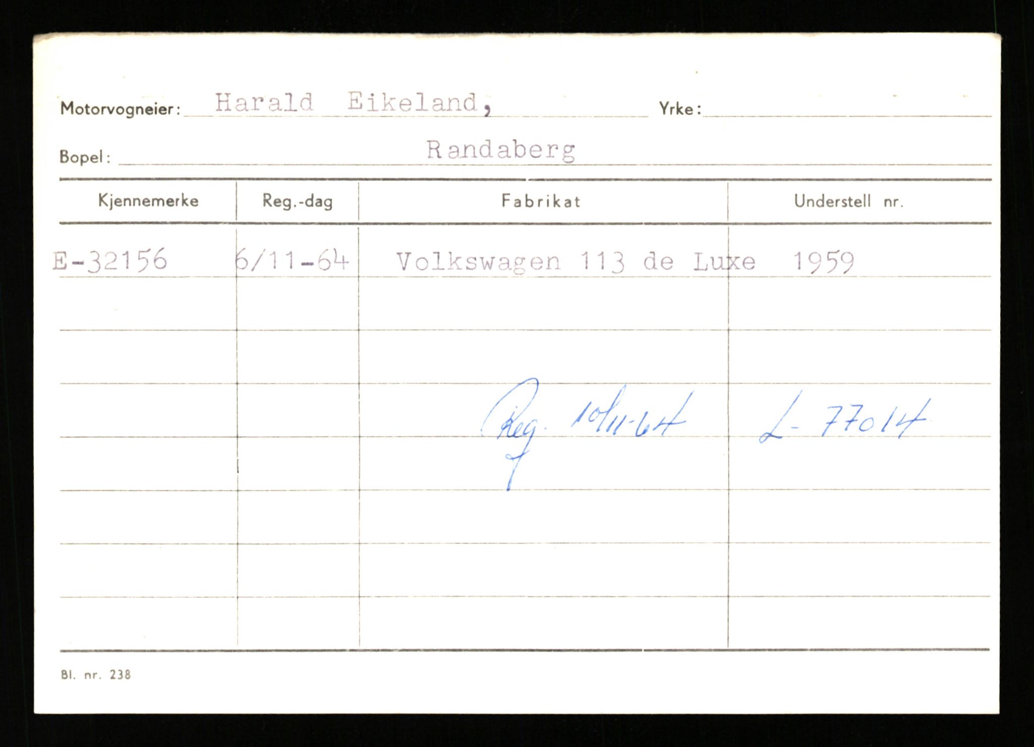 Stavanger trafikkstasjon, AV/SAST-A-101942/0/G/L0005: Registreringsnummer: 23000 - 34245, 1930-1971, p. 2838