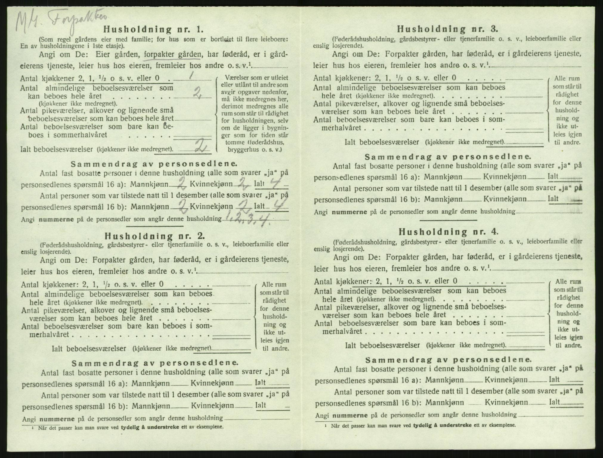 SAKO, 1920 census for Lardal, 1920, p. 976