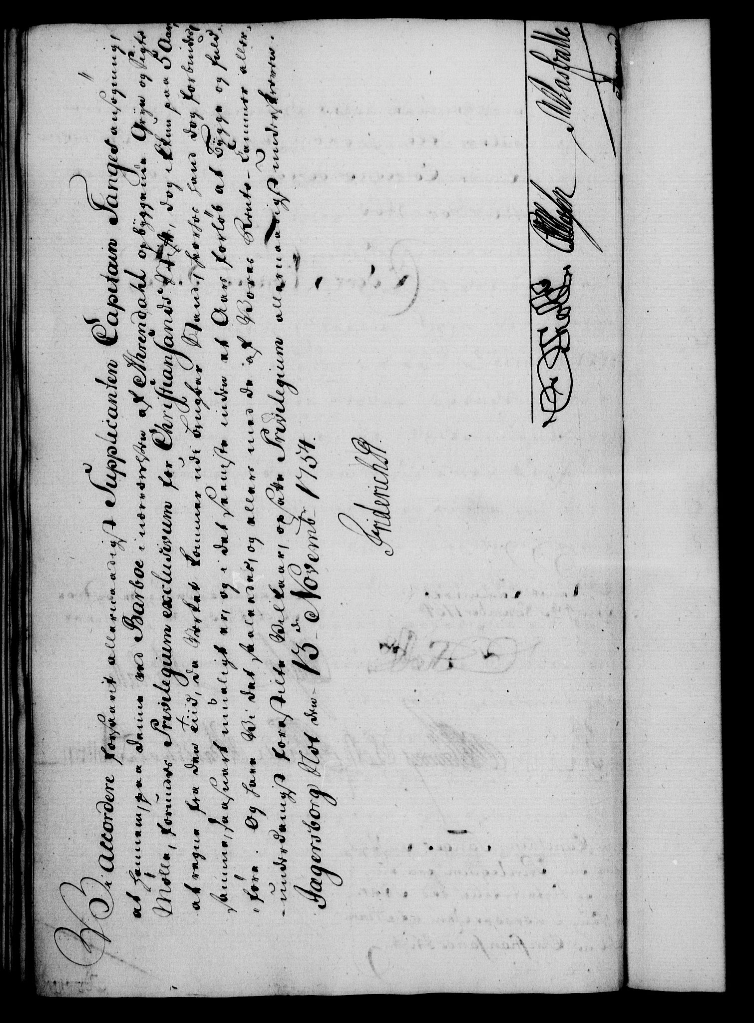 Rentekammeret, Kammerkanselliet, RA/EA-3111/G/Gf/Gfa/L0036: Norsk relasjons- og resolusjonsprotokoll (merket RK 52.36), 1754, p. 688