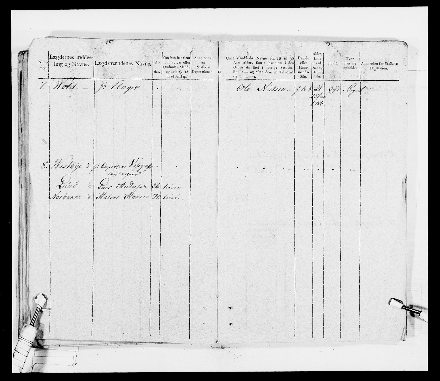 Generalitets- og kommissariatskollegiet, Det kongelige norske kommissariatskollegium, AV/RA-EA-5420/E/Eh/L0030a: Sønnafjelske gevorbne infanteriregiment, 1807, p. 302