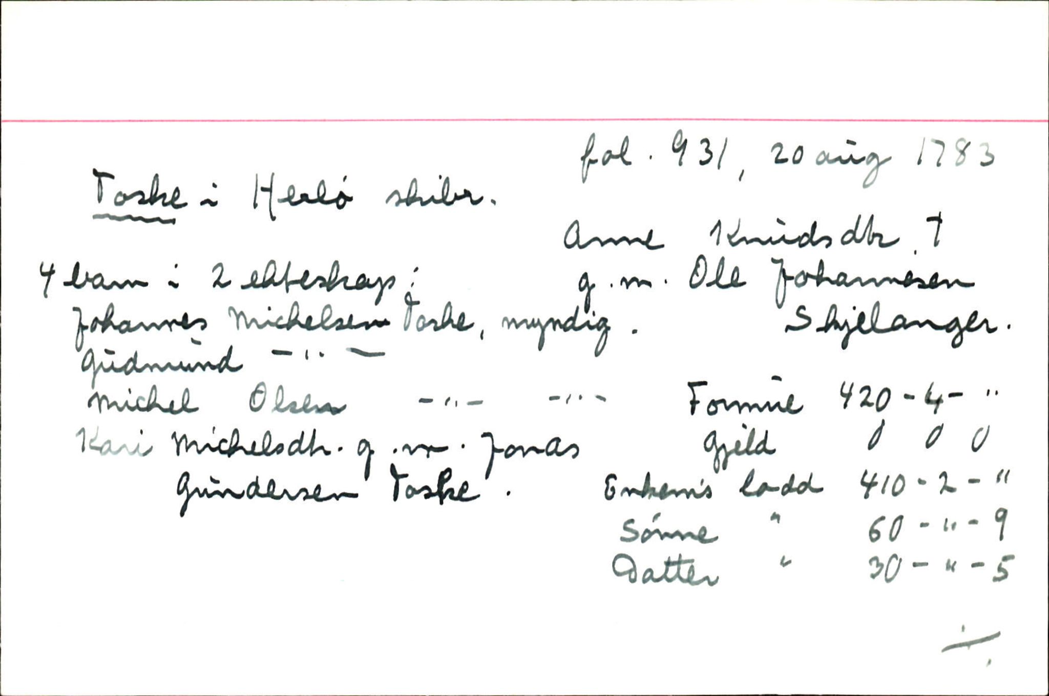 Skiftekort ved Statsarkivet i Bergen, SAB/SKIFTEKORT/001/L0003: Skifteprotokoll nr. 6, 1776-1783, p. 657