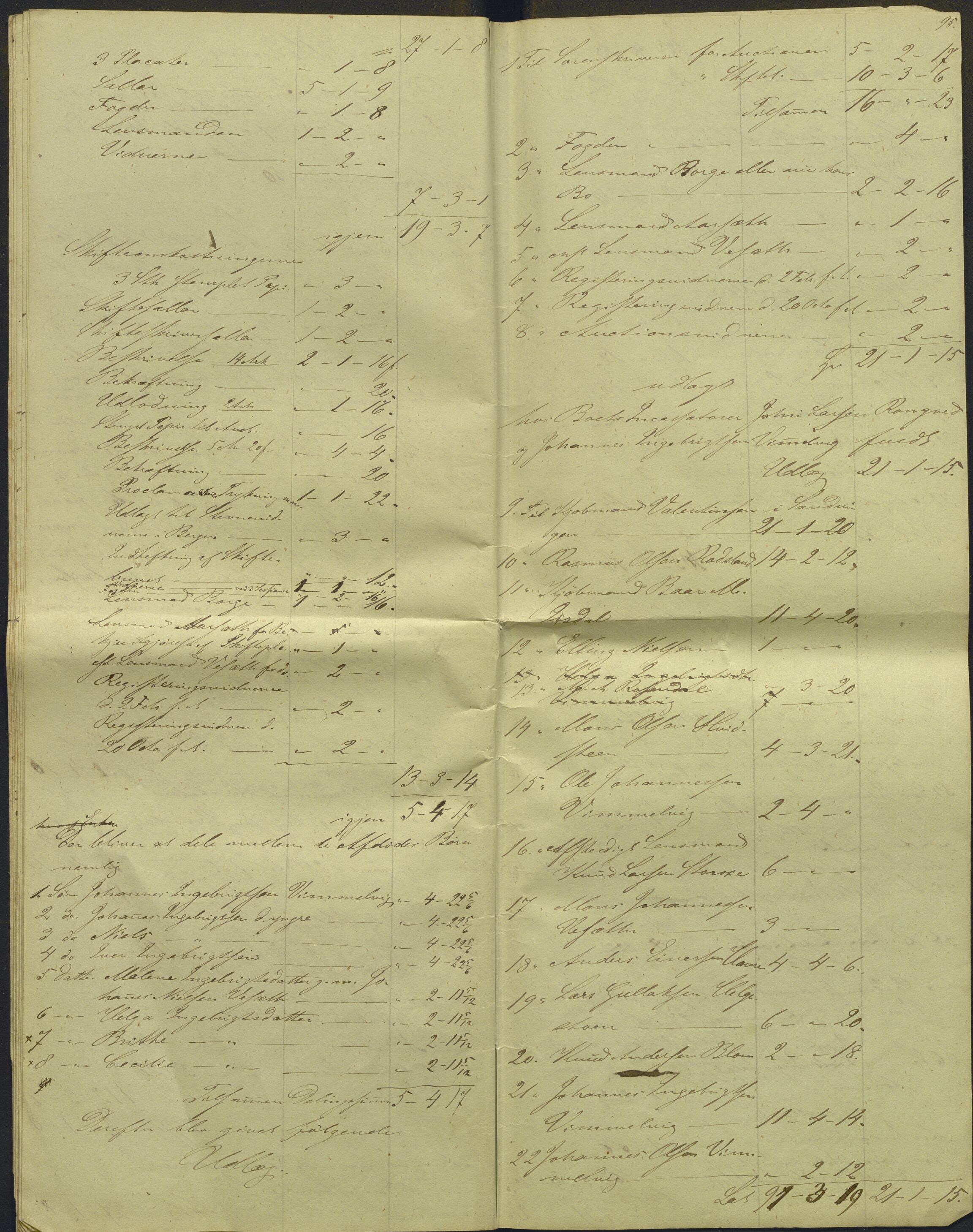 Nordhordland sorenskrivar, AV/SAB-A-2901/1/H/Hd/Hdb/L0001: Konsept til utlodningar, 1850-1852, p. 110