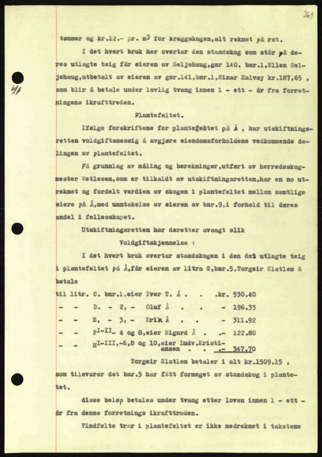 Nordmøre sorenskriveri, AV/SAT-A-4132/1/2/2Ca: Mortgage book no. A97, 1944-1944, Diary no: : 592/1944