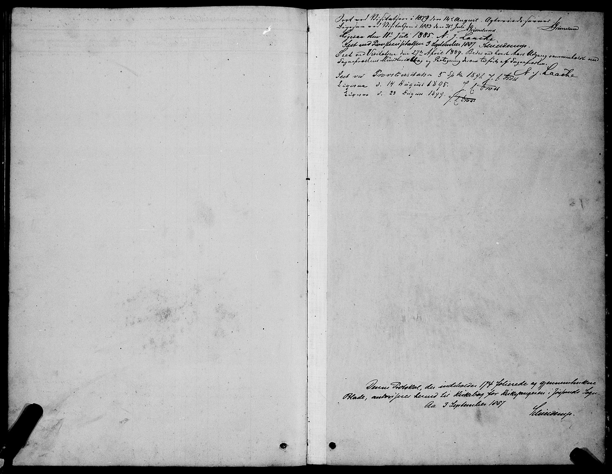 Ministerialprotokoller, klokkerbøker og fødselsregistre - Sør-Trøndelag, SAT/A-1456/654/L0665: Parish register (copy) no. 654C01, 1879-1901
