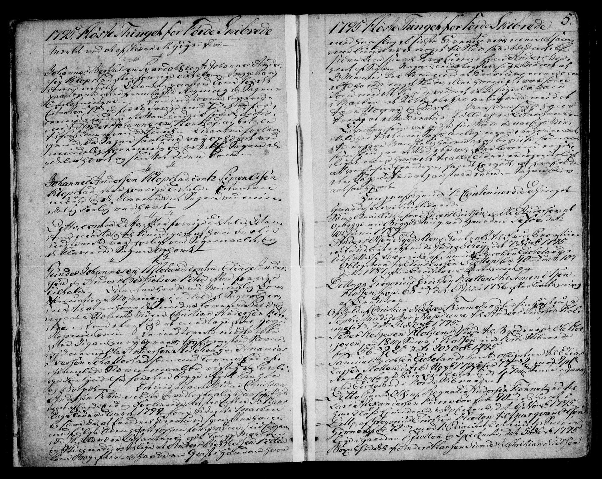 Sunnfjord tingrett, AV/SAB-A-3201/1/F/Fa/Faa/L0021: Tingbok, 1795-1806, p. 4b-5a