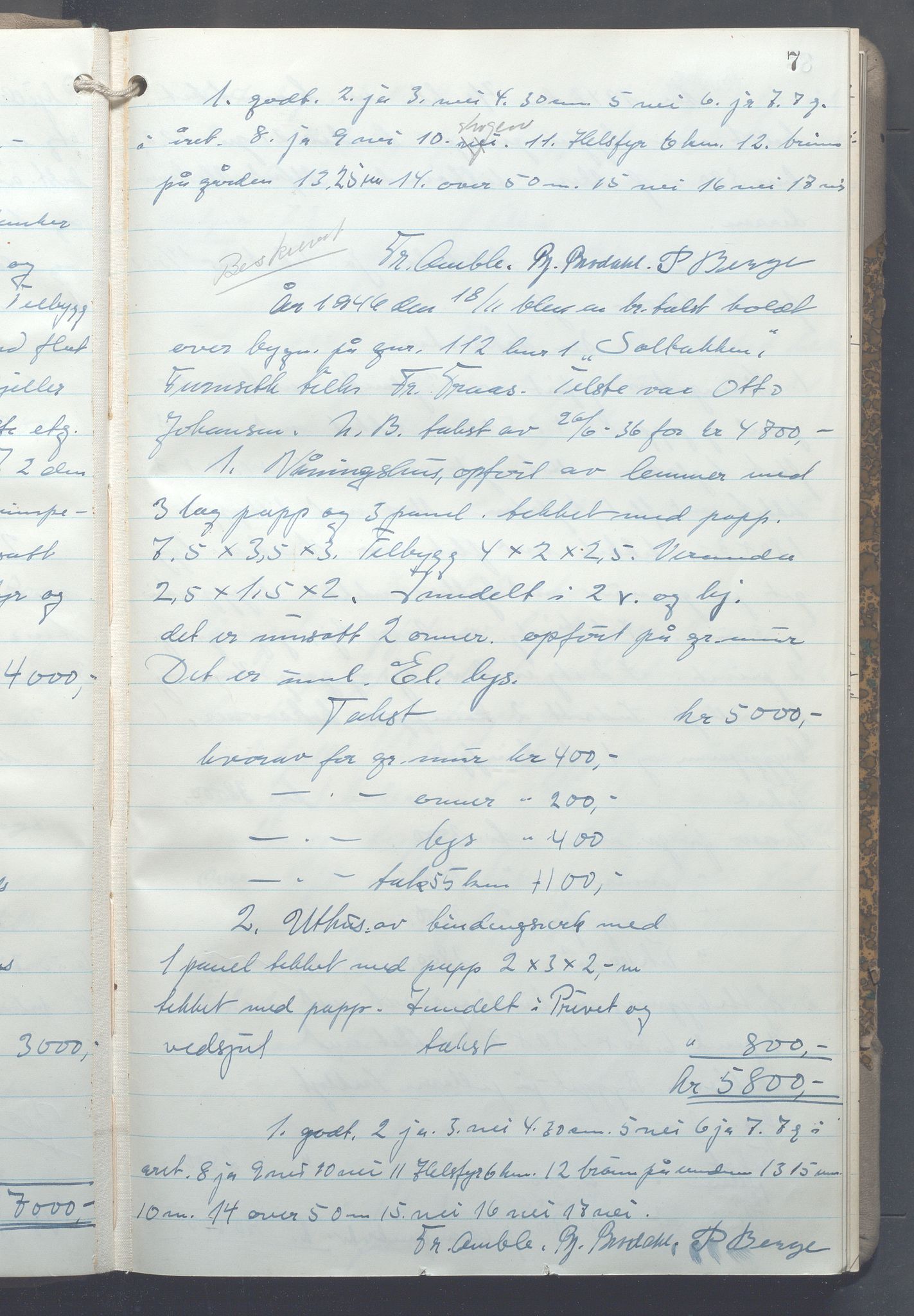 Lensmennene i Aker, OBA/A-10133/F/Fc/L0037: Branntakstprotokoll, 1944-1946, p. 7