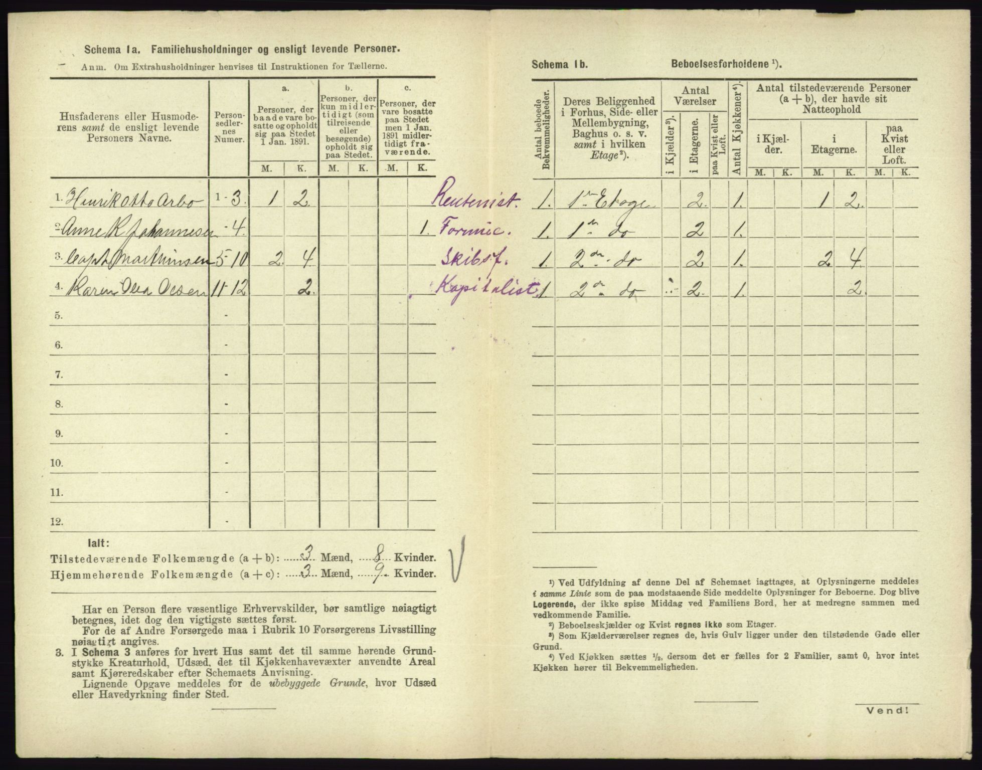 RA, 1891 census for 0705 Tønsberg, 1891, p. 889