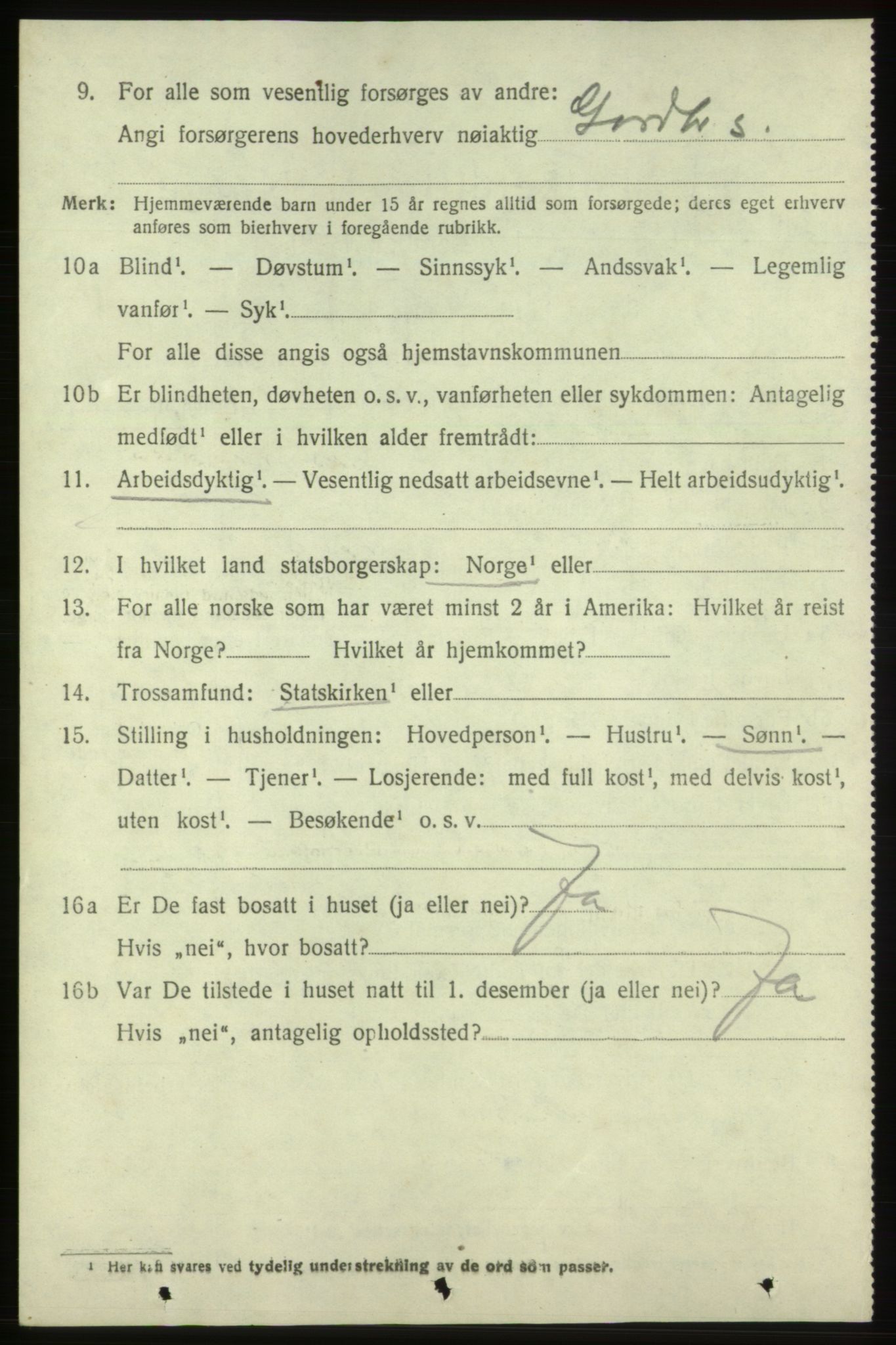 SAB, 1920 census for Skånevik, 1920, p. 4054