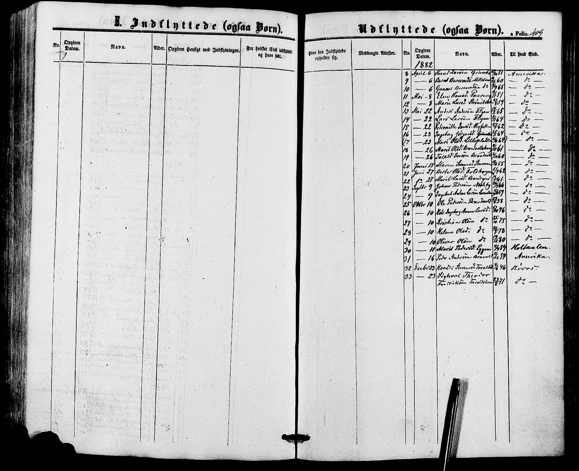 Alvdal prestekontor, AV/SAH-PREST-060/H/Ha/Haa/L0001: Parish register (official) no. 1, 1863-1882, p. 409