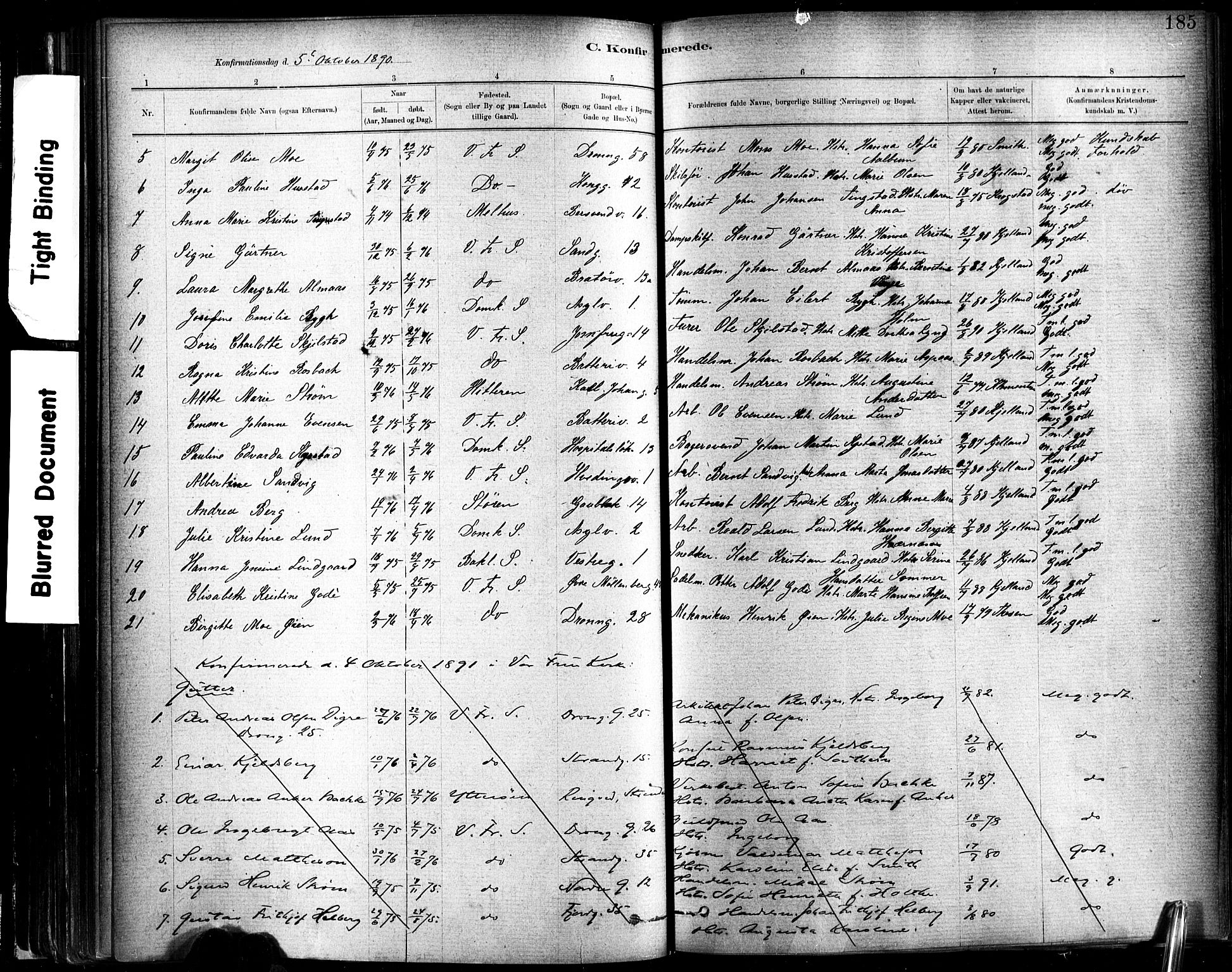 Ministerialprotokoller, klokkerbøker og fødselsregistre - Sør-Trøndelag, SAT/A-1456/602/L0119: Parish register (official) no. 602A17, 1880-1901, p. 185