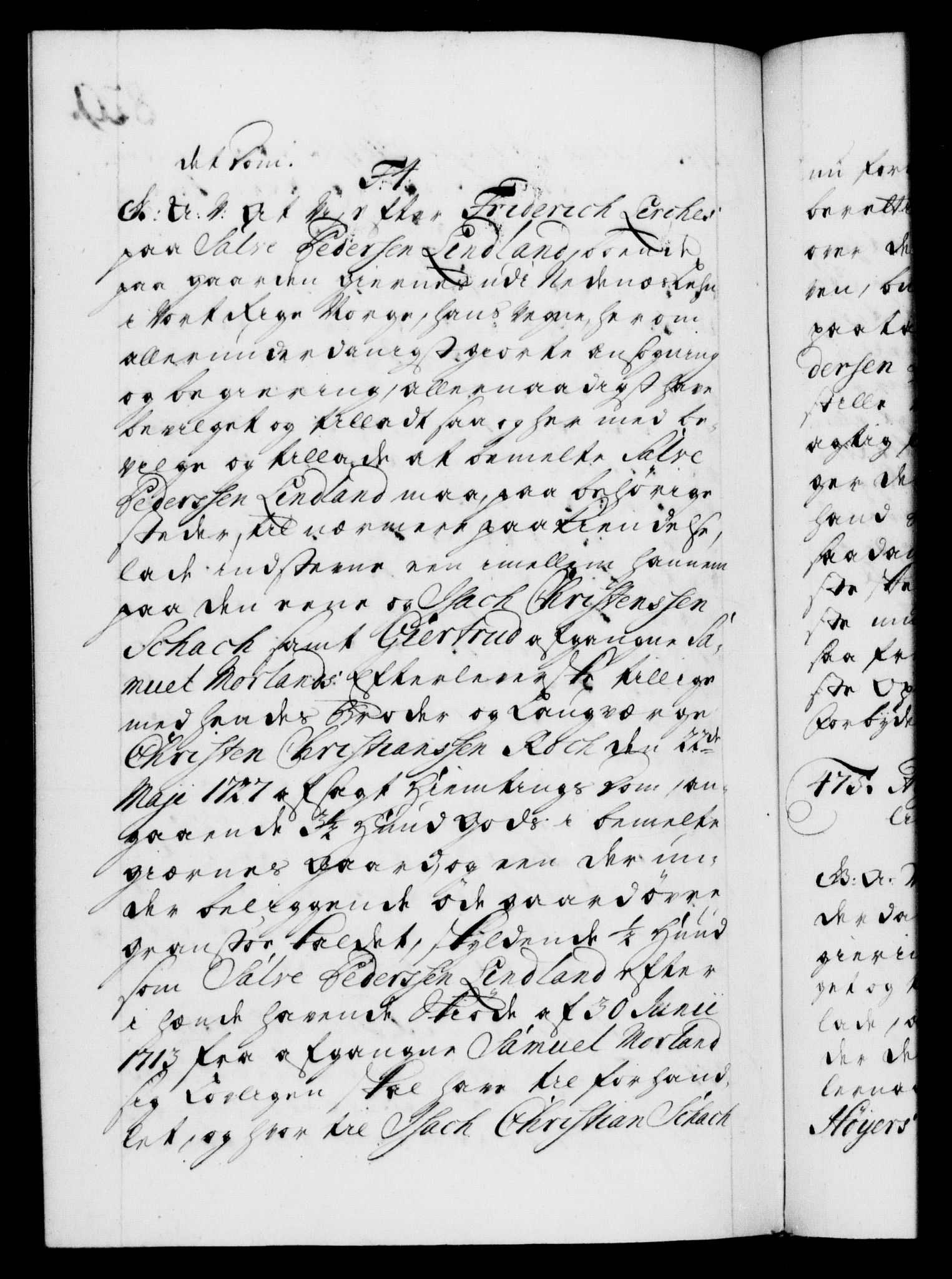 Danske Kanselli 1572-1799, AV/RA-EA-3023/F/Fc/Fca/Fcaa/L0025: Norske registre, 1726-1728, p. 829b