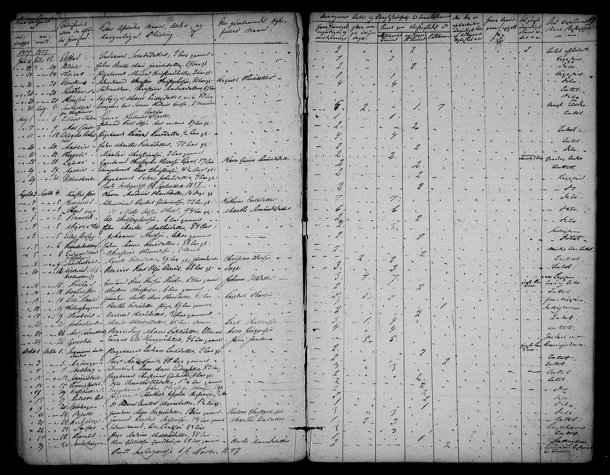 Eidsvoll lensmannskontor, AV/SAO-A-10266a/H/Ha/Haa/L0001: Dødsfallsprotokoll, 1855-1871, p. 13