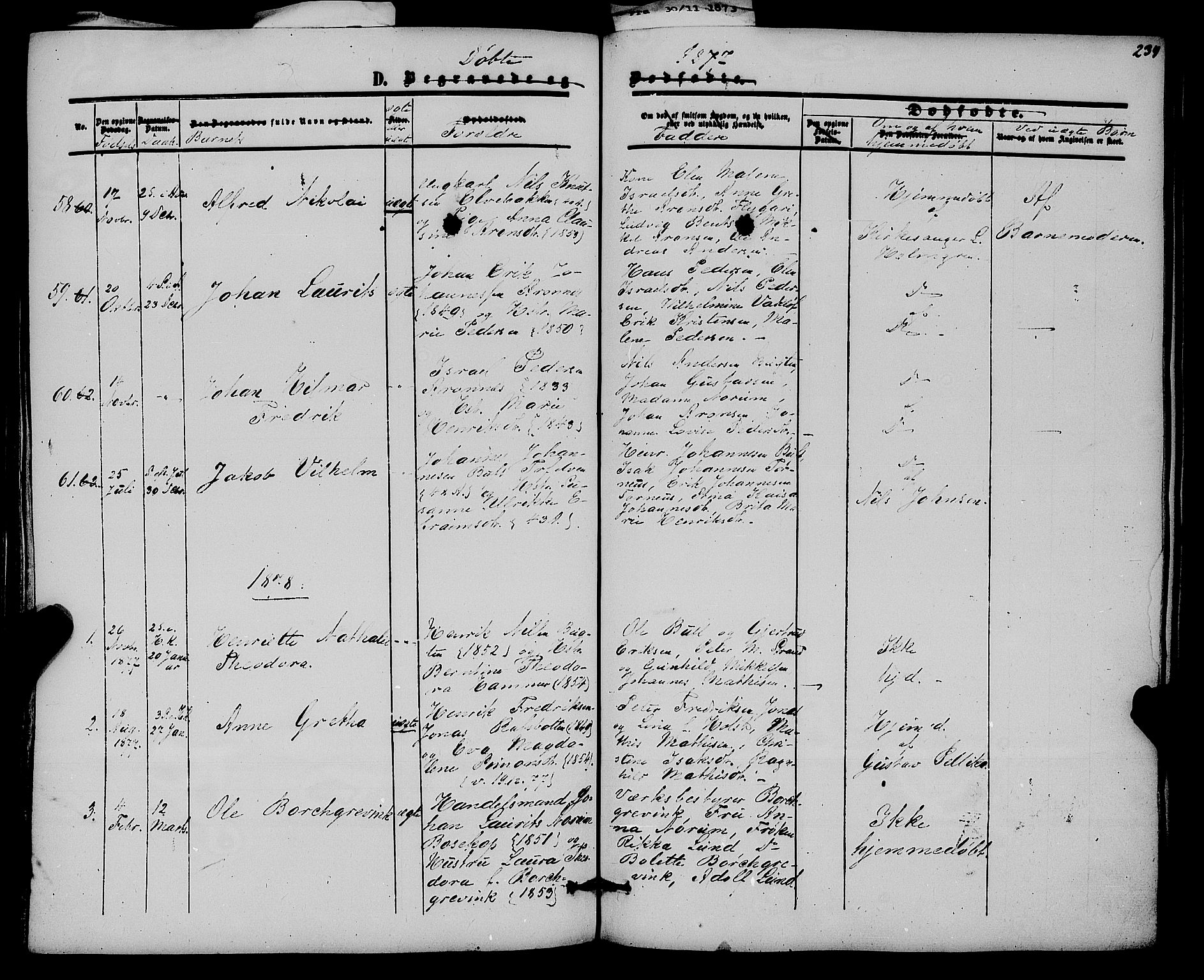 Alta sokneprestkontor, SATØ/S-1338/H/Ha/L0001.kirke: Parish register (official) no. 1, 1858-1878, p. 234