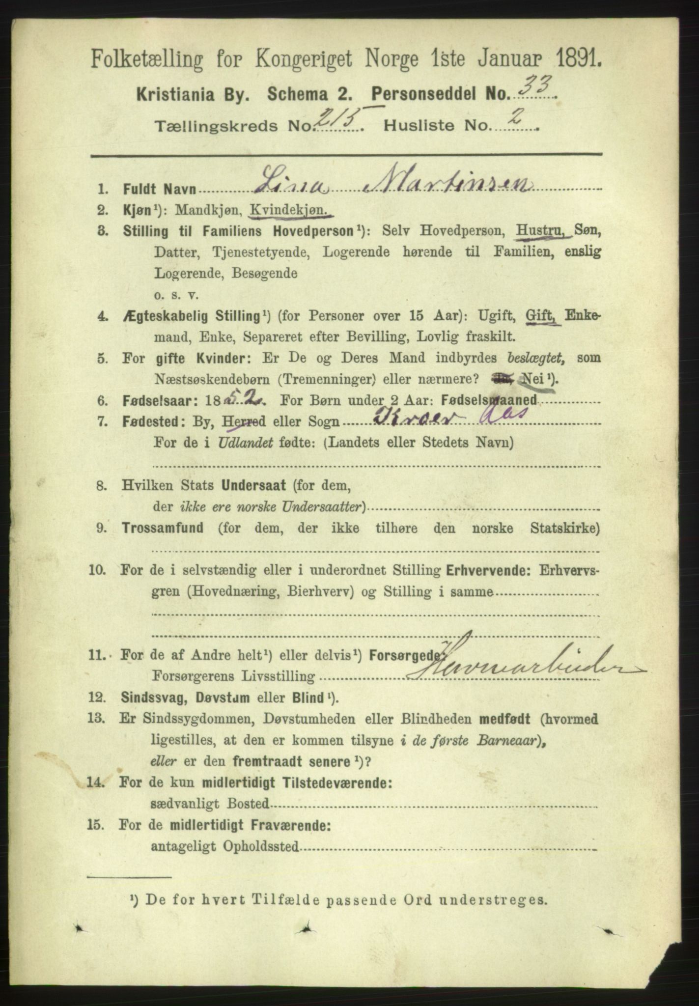RA, 1891 census for 0301 Kristiania, 1891, p. 127803