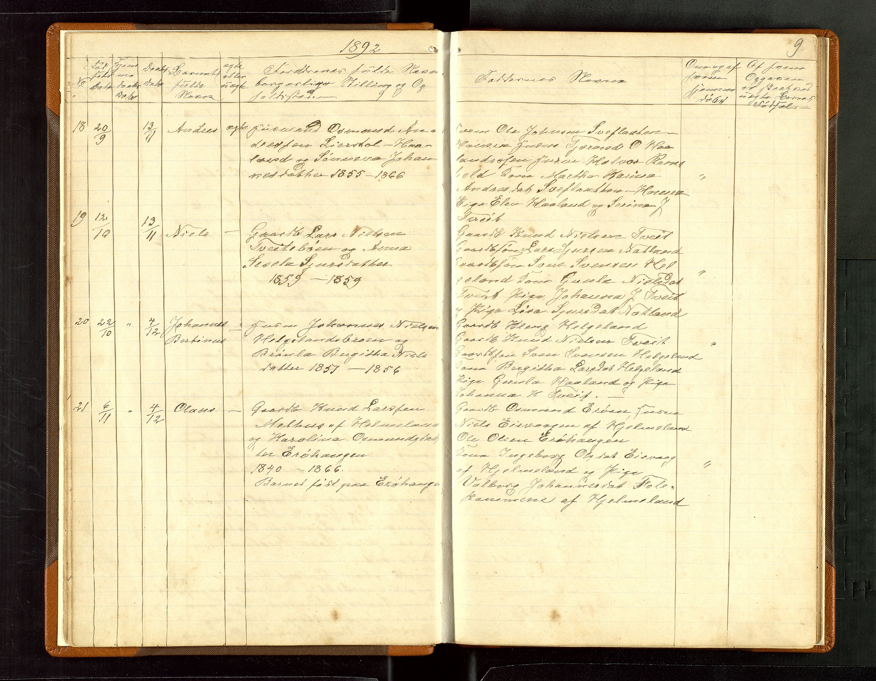 Jelsa sokneprestkontor, AV/SAST-A-101842/01/V: Parish register (copy) no. B 6, 1890-1949, p. 9