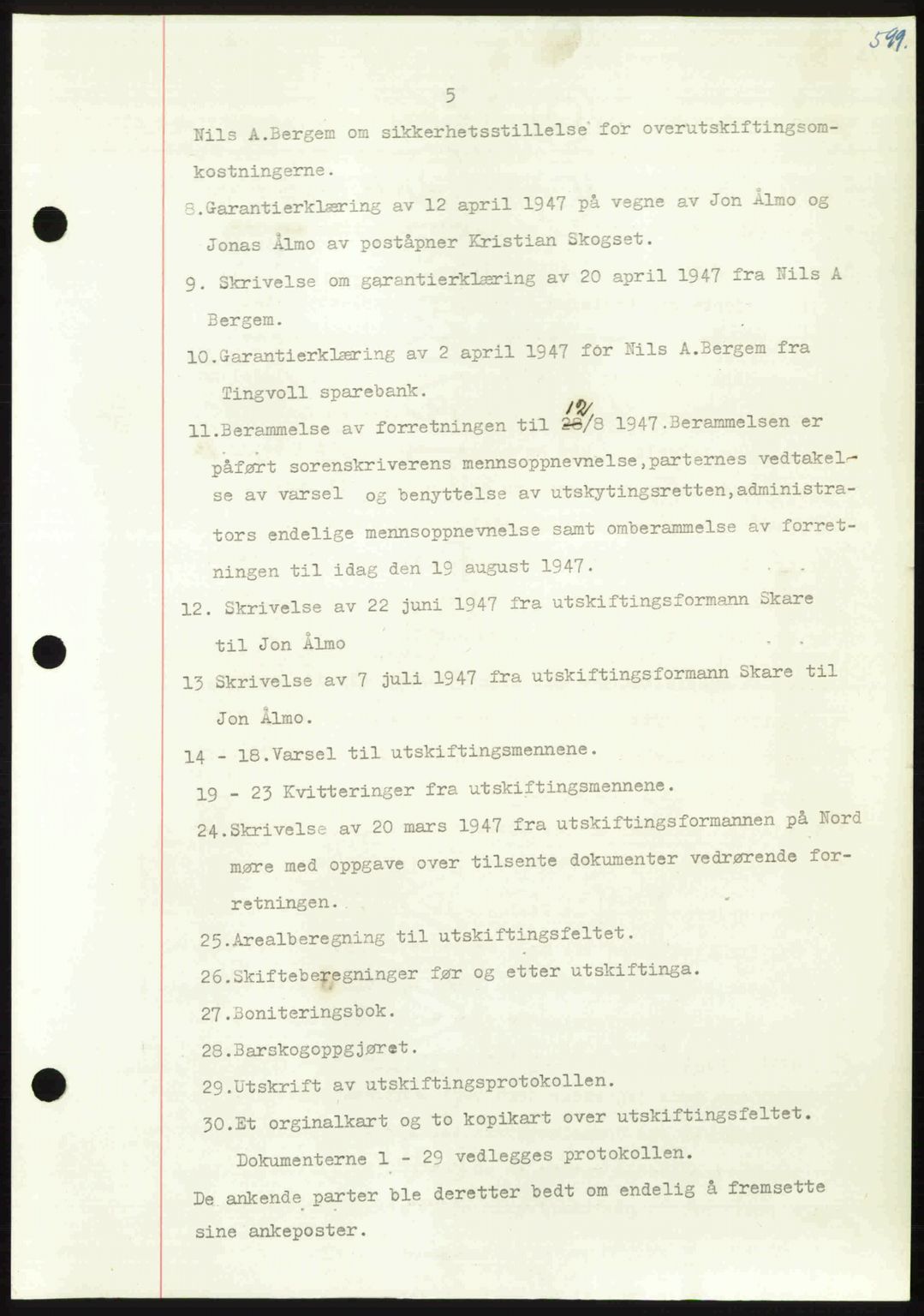 Nordmøre sorenskriveri, AV/SAT-A-4132/1/2/2Ca: Mortgage book no. A107, 1947-1948, Diary no: : 324/1948