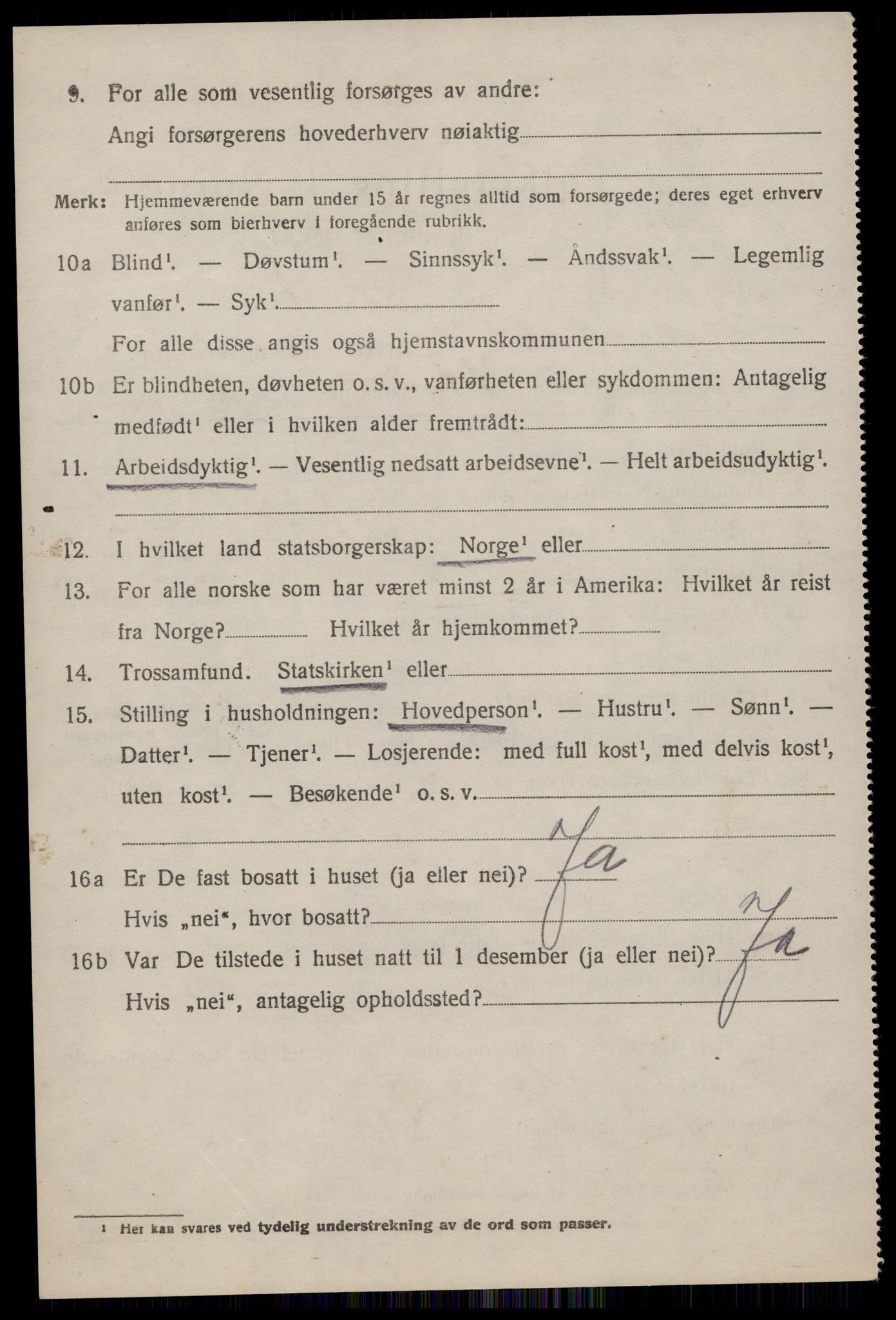 SAKO, 1920 census for Hjartdal, 1920, p. 2253
