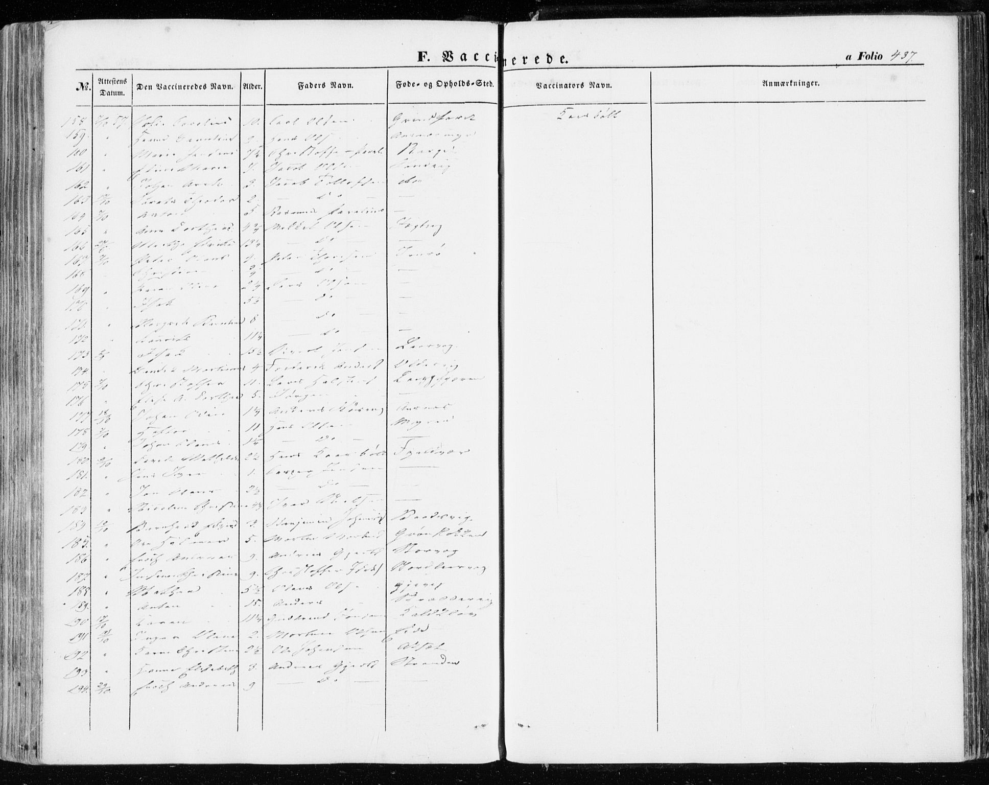 Ministerialprotokoller, klokkerbøker og fødselsregistre - Sør-Trøndelag, SAT/A-1456/634/L0530: Parish register (official) no. 634A06, 1852-1860, p. 437