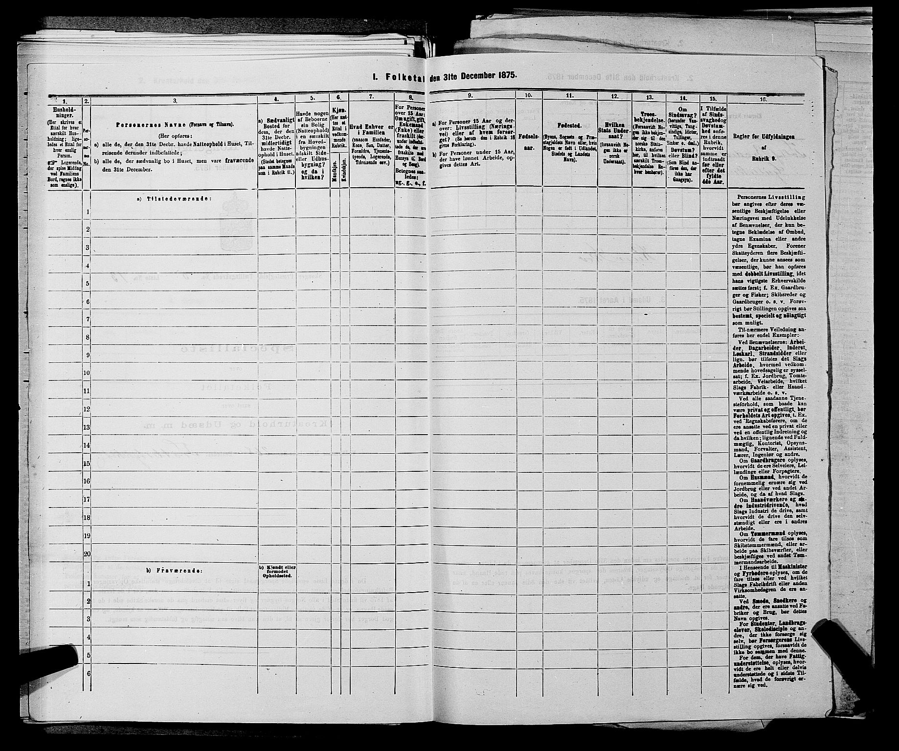 SAKO, 1875 census for 0712P Skoger, 1875, p. 829