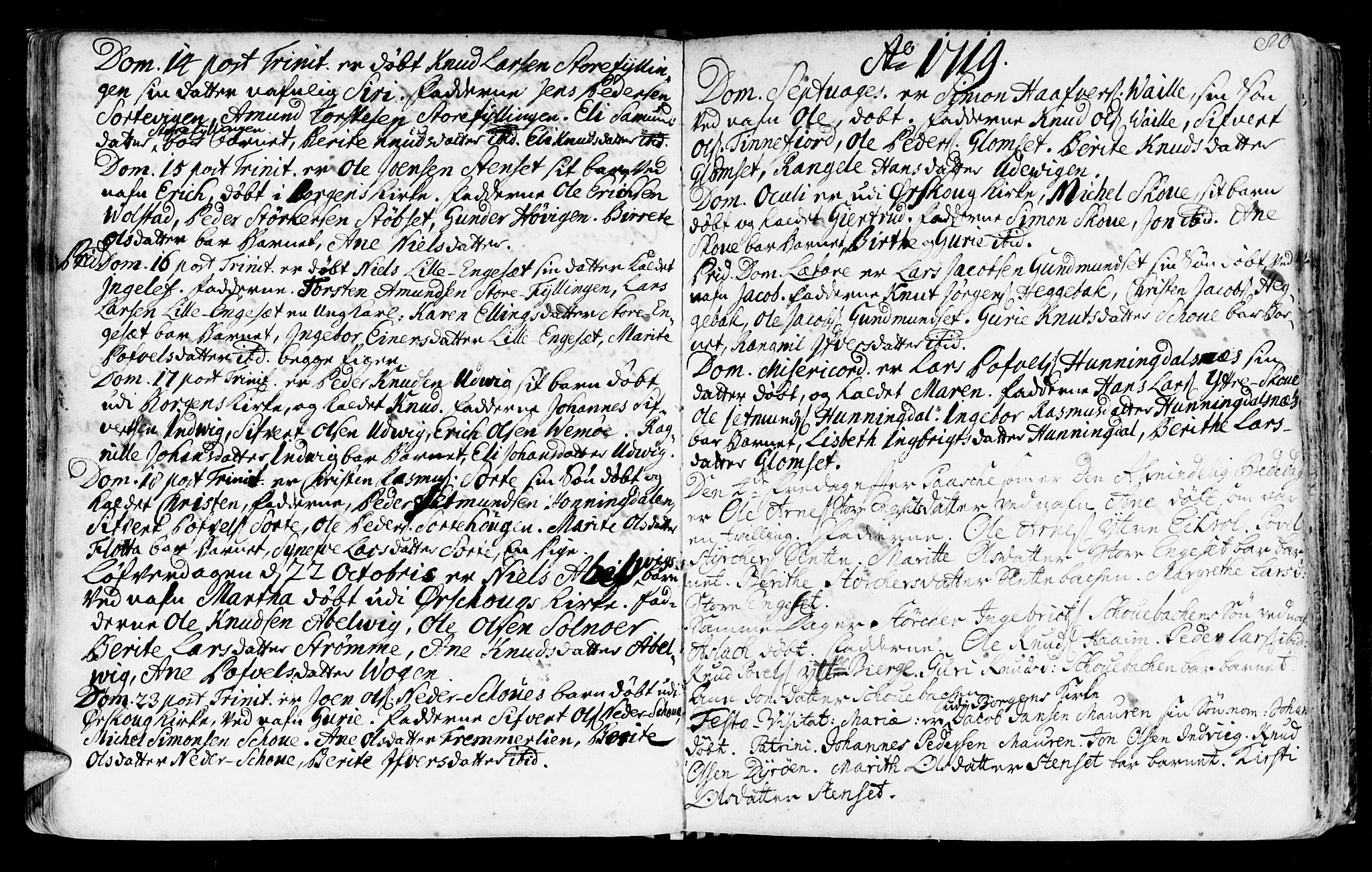 Ministerialprotokoller, klokkerbøker og fødselsregistre - Møre og Romsdal, SAT/A-1454/524/L0349: Parish register (official) no. 524A01, 1698-1779, p. 80