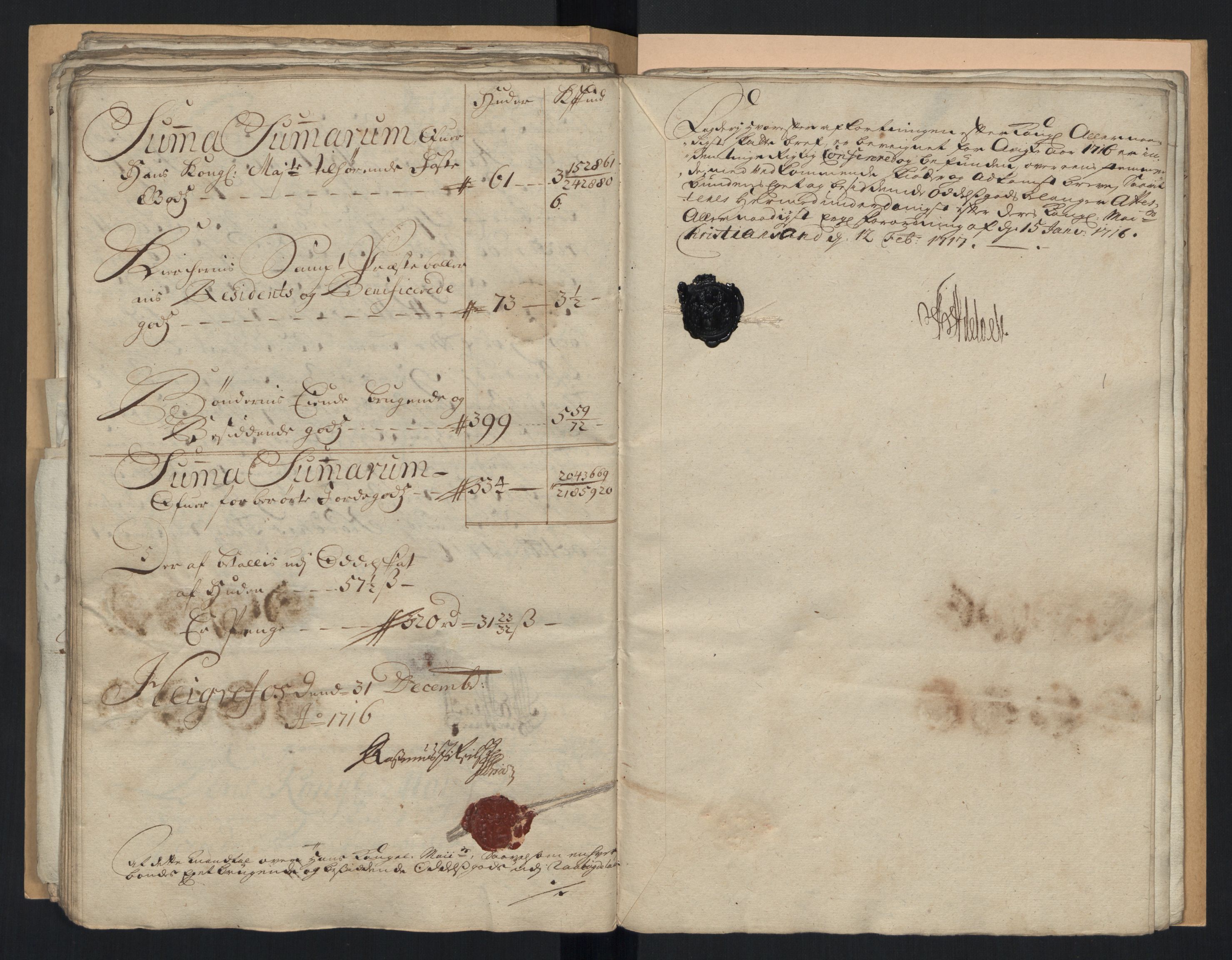 Rentekammeret inntil 1814, Reviderte regnskaper, Fogderegnskap, AV/RA-EA-4092/R40/L2452: Fogderegnskap Råbyggelag, 1716-1717, p. 156