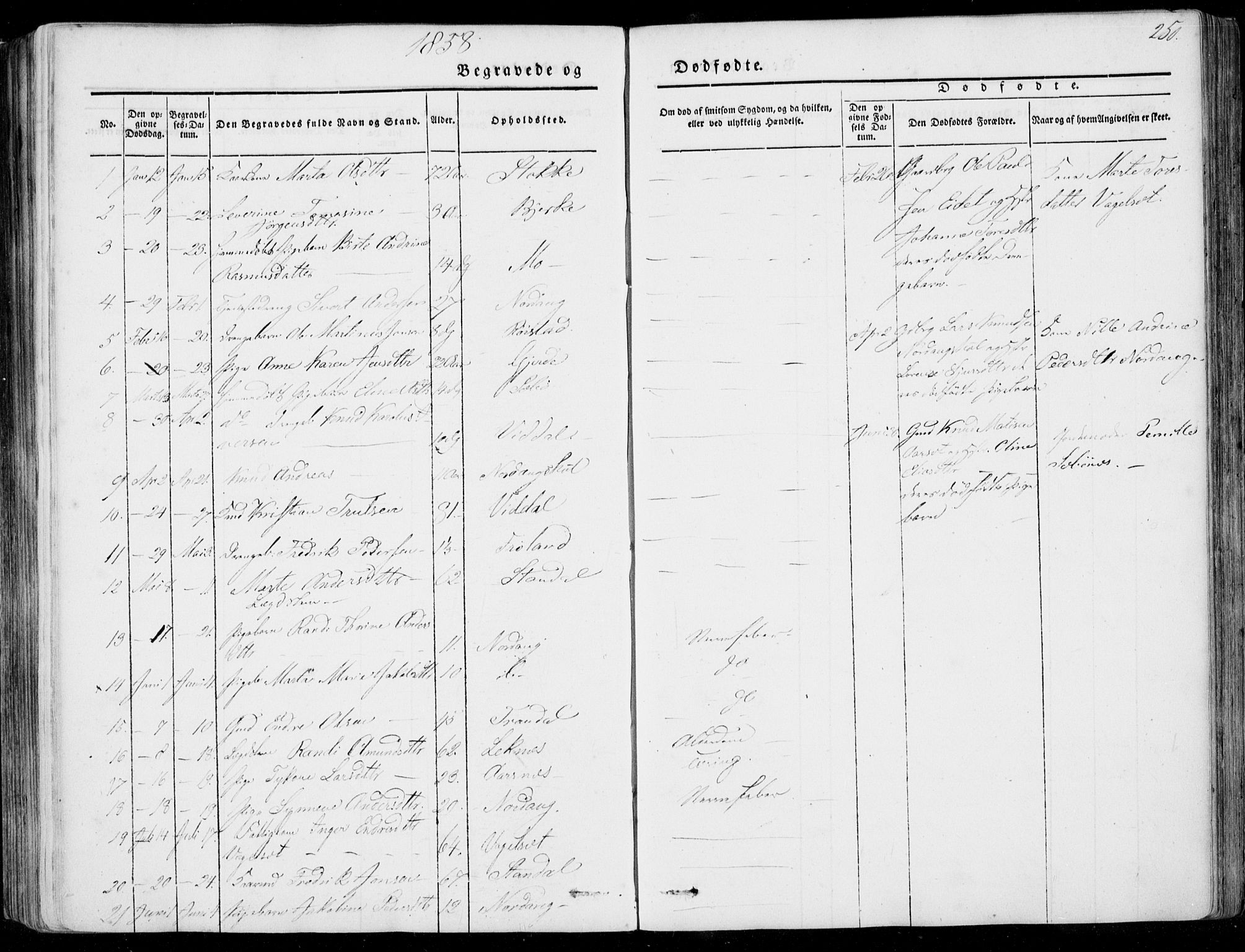 Ministerialprotokoller, klokkerbøker og fødselsregistre - Møre og Romsdal, AV/SAT-A-1454/515/L0209: Parish register (official) no. 515A05, 1847-1868, p. 250